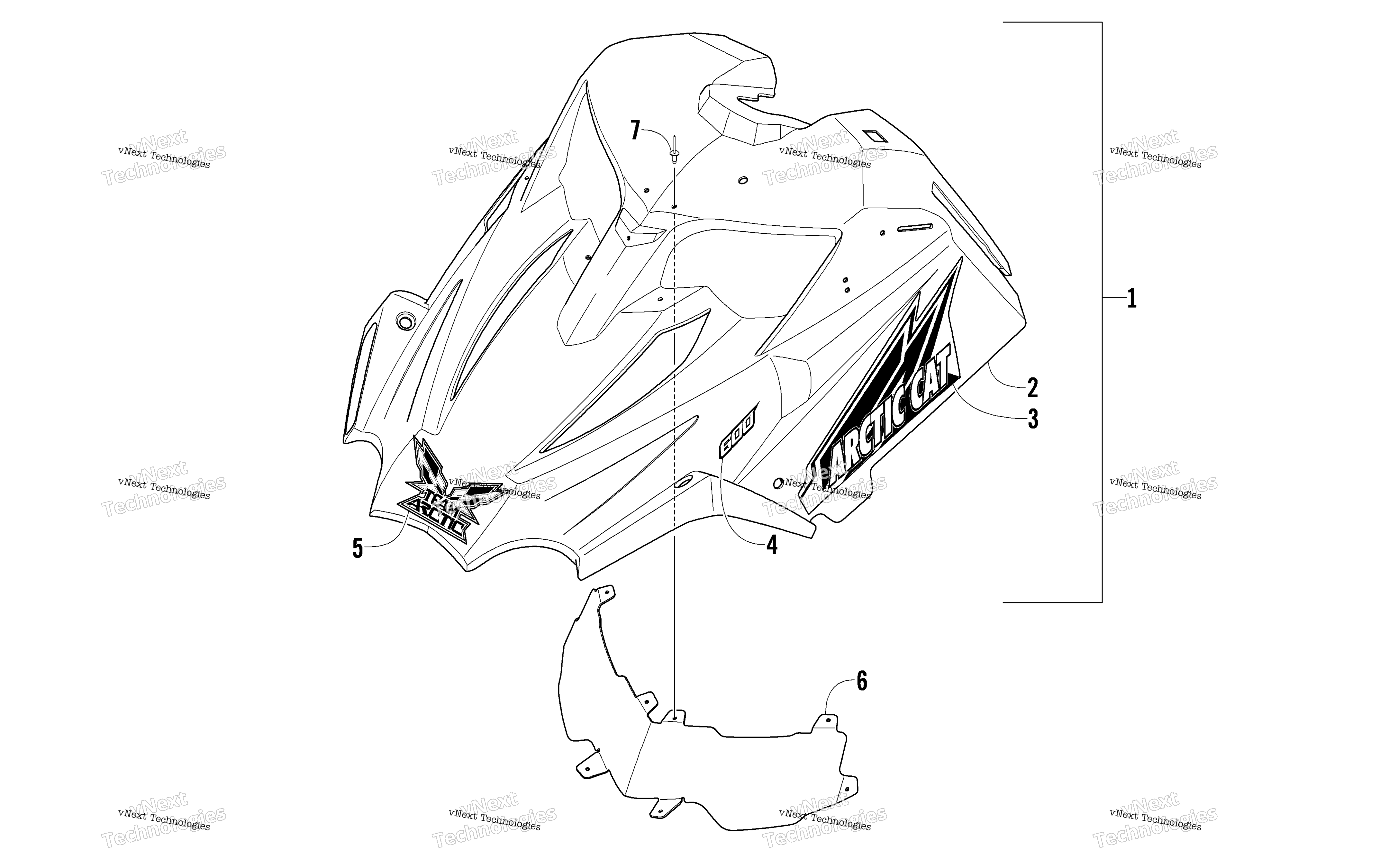 Hood узел (Modified Race Sled)