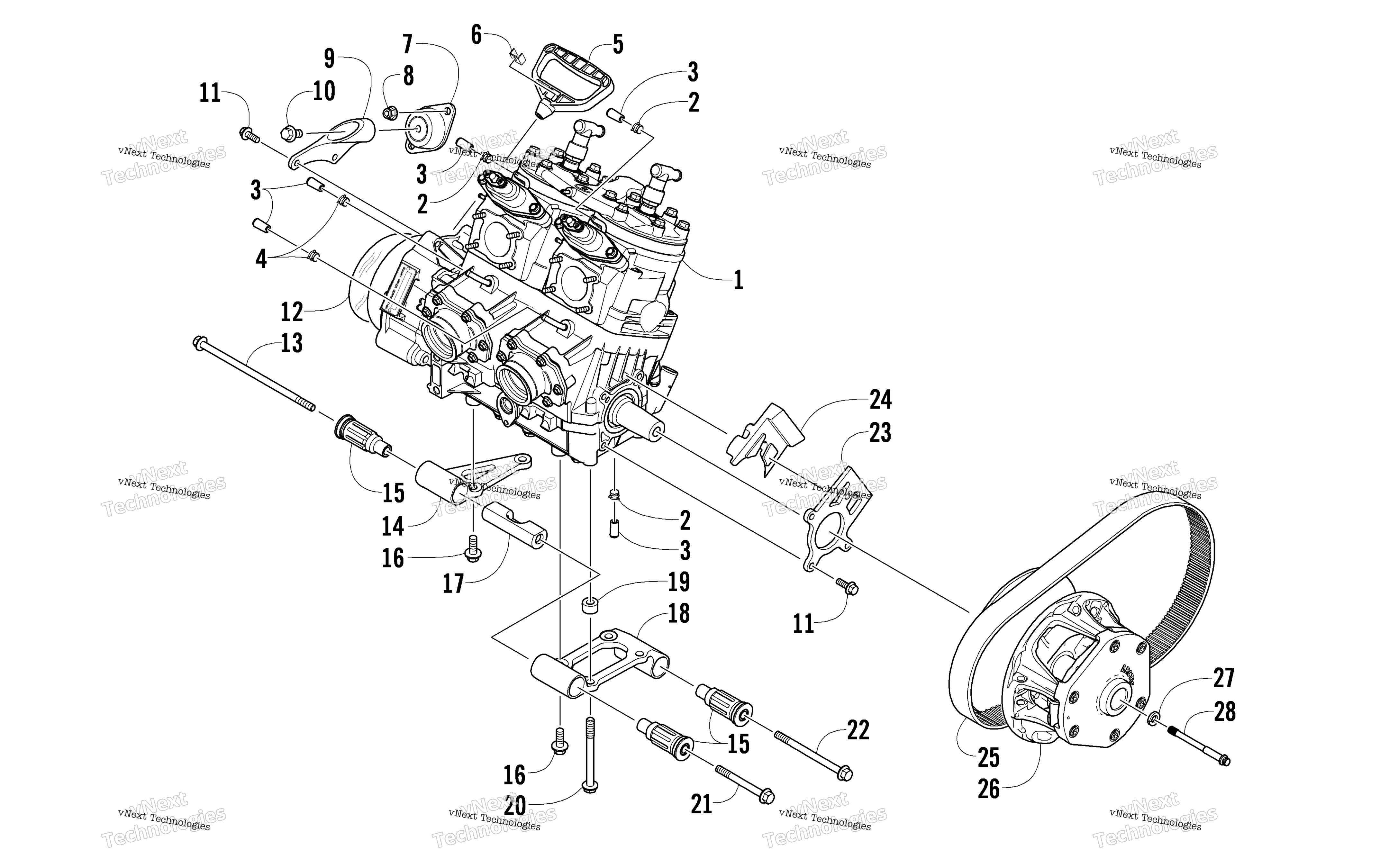Двигатель And Related Parts