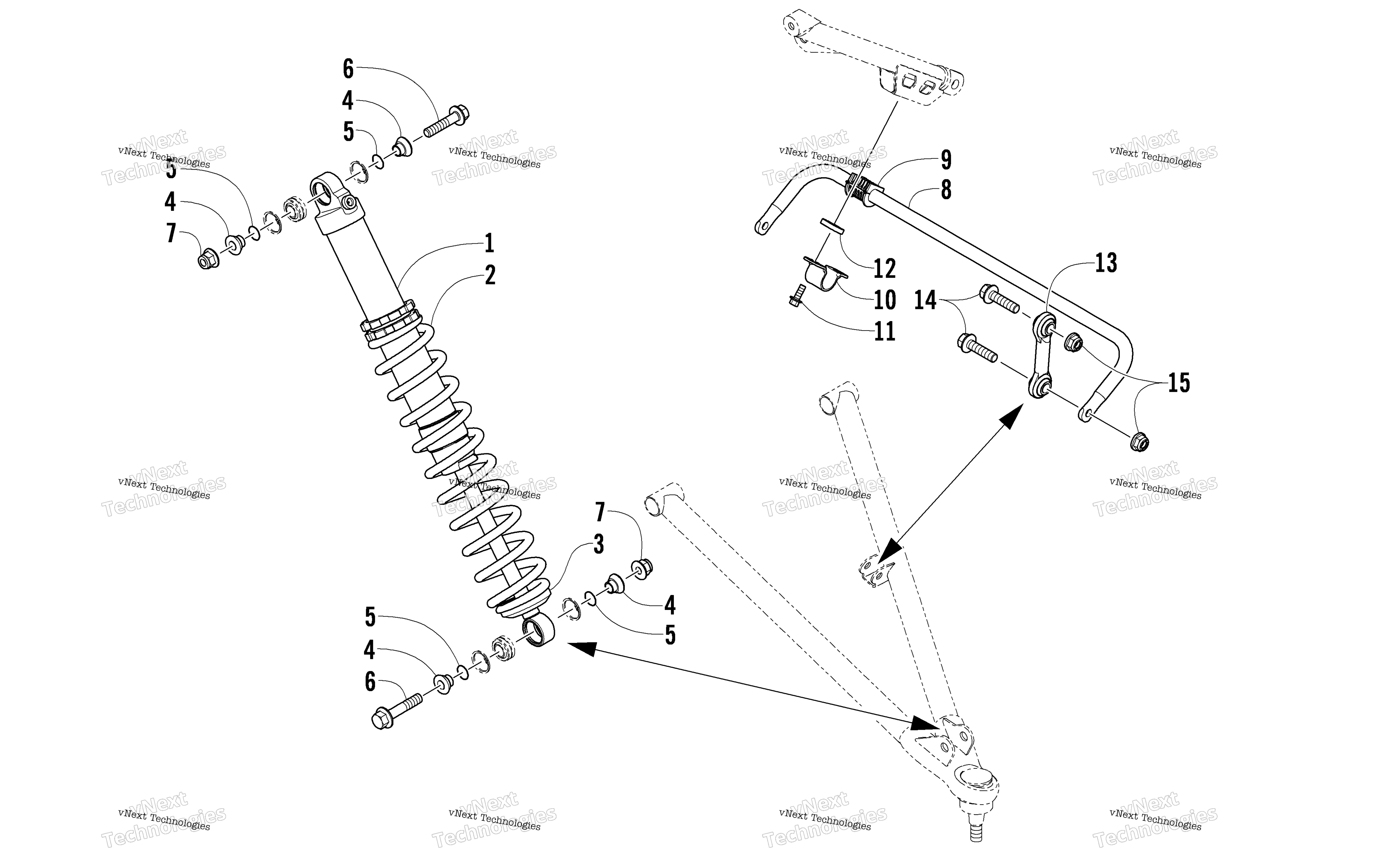 Амортизатор Absorber And Sway Bar Assembly