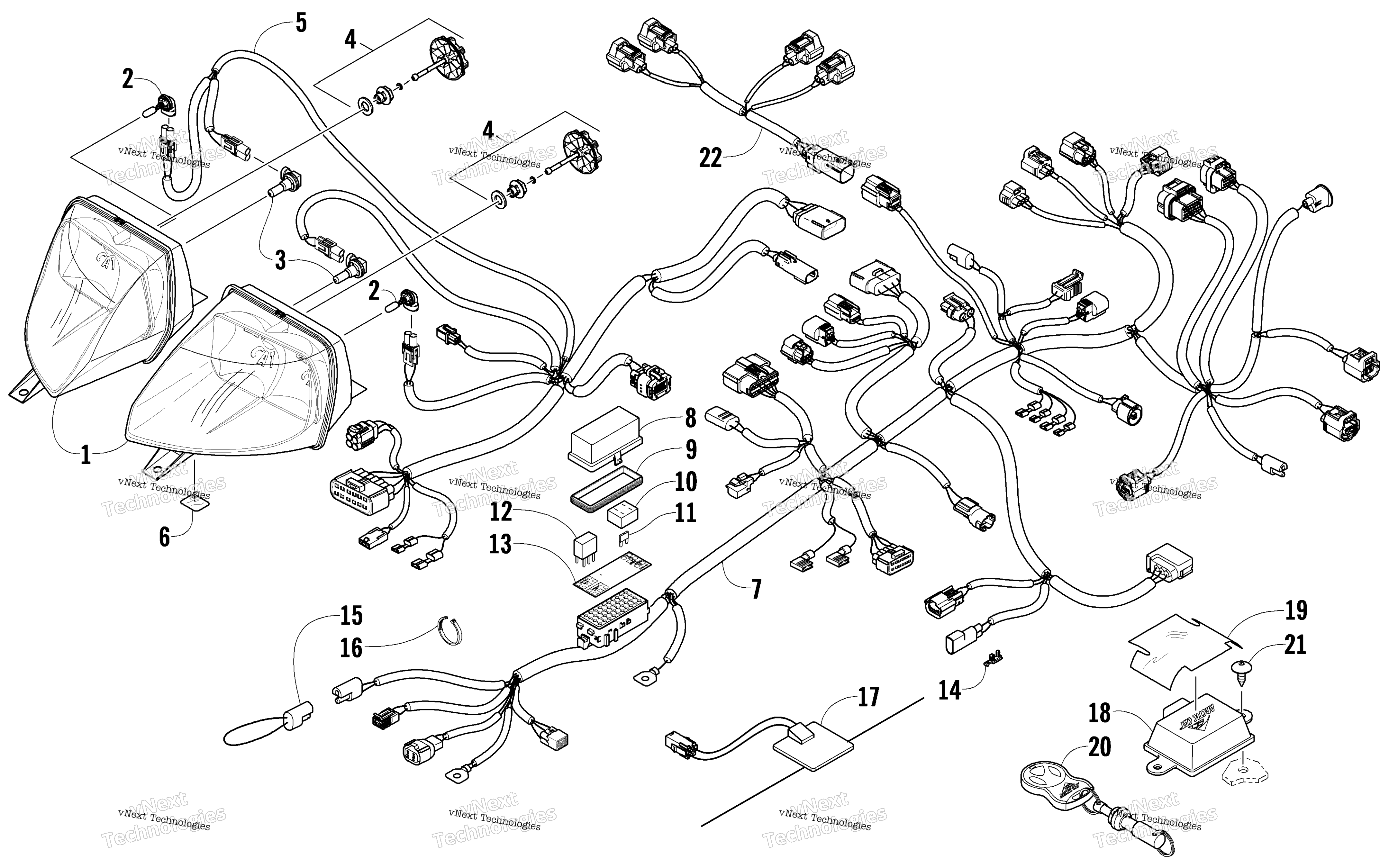 Фара And Wiring Assemblies