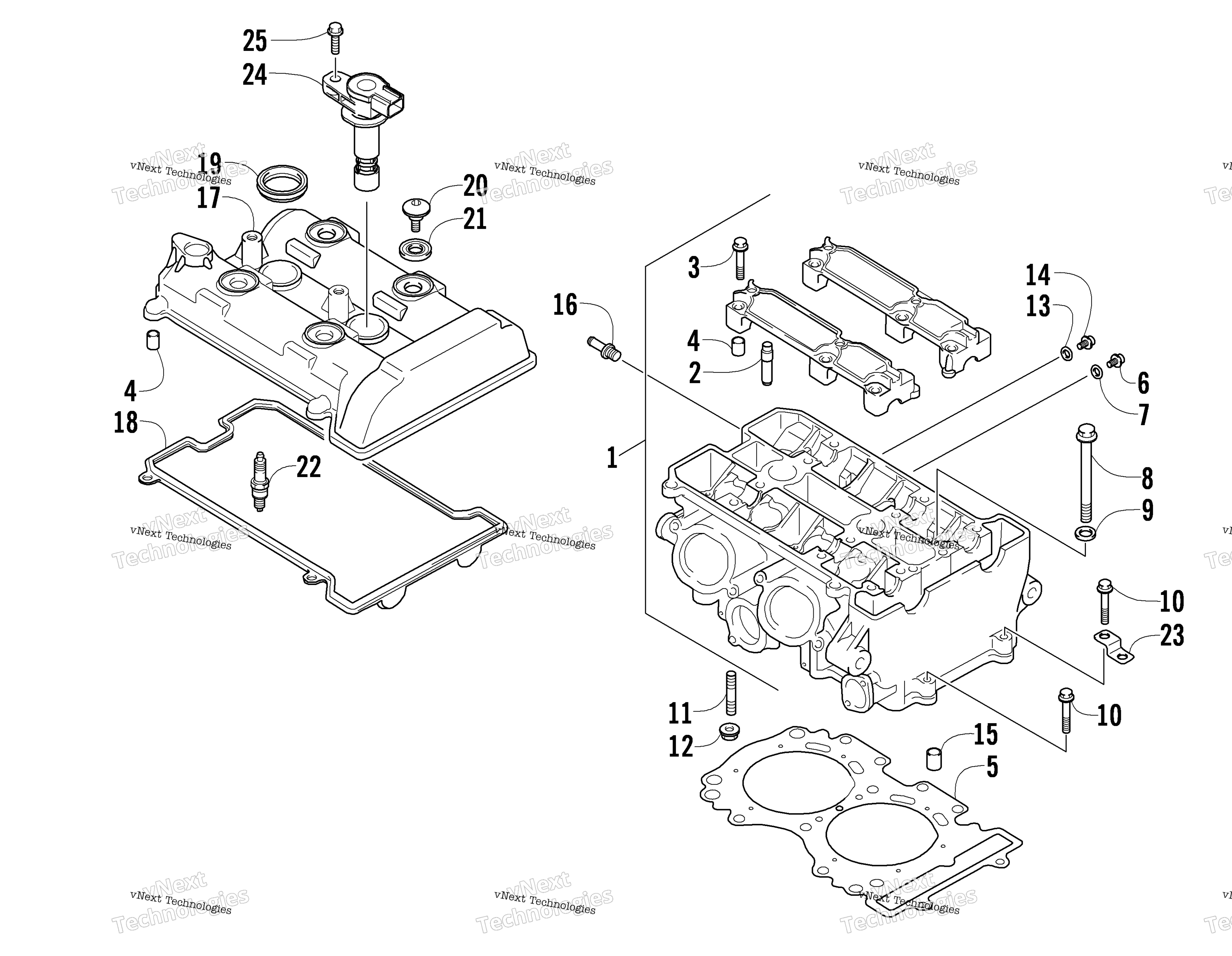 Цилиндр Head Assembly