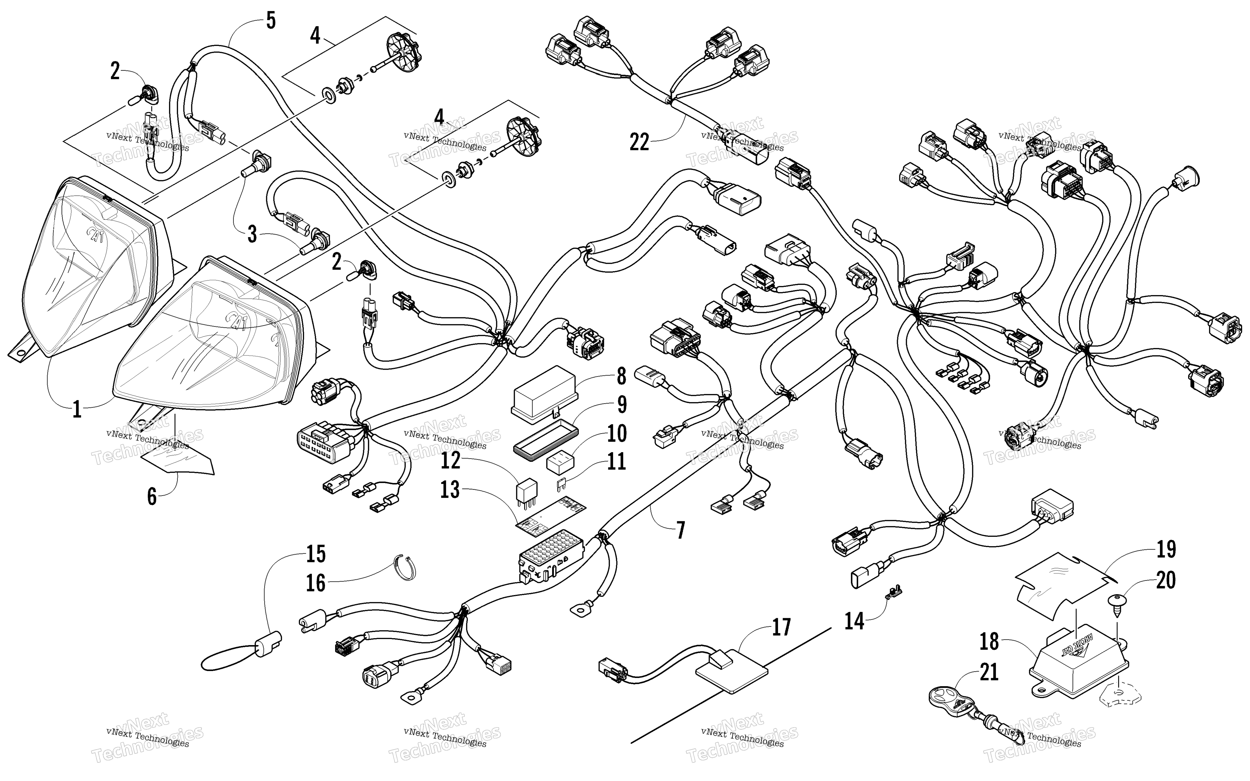 Фара And Wiring Assemblies