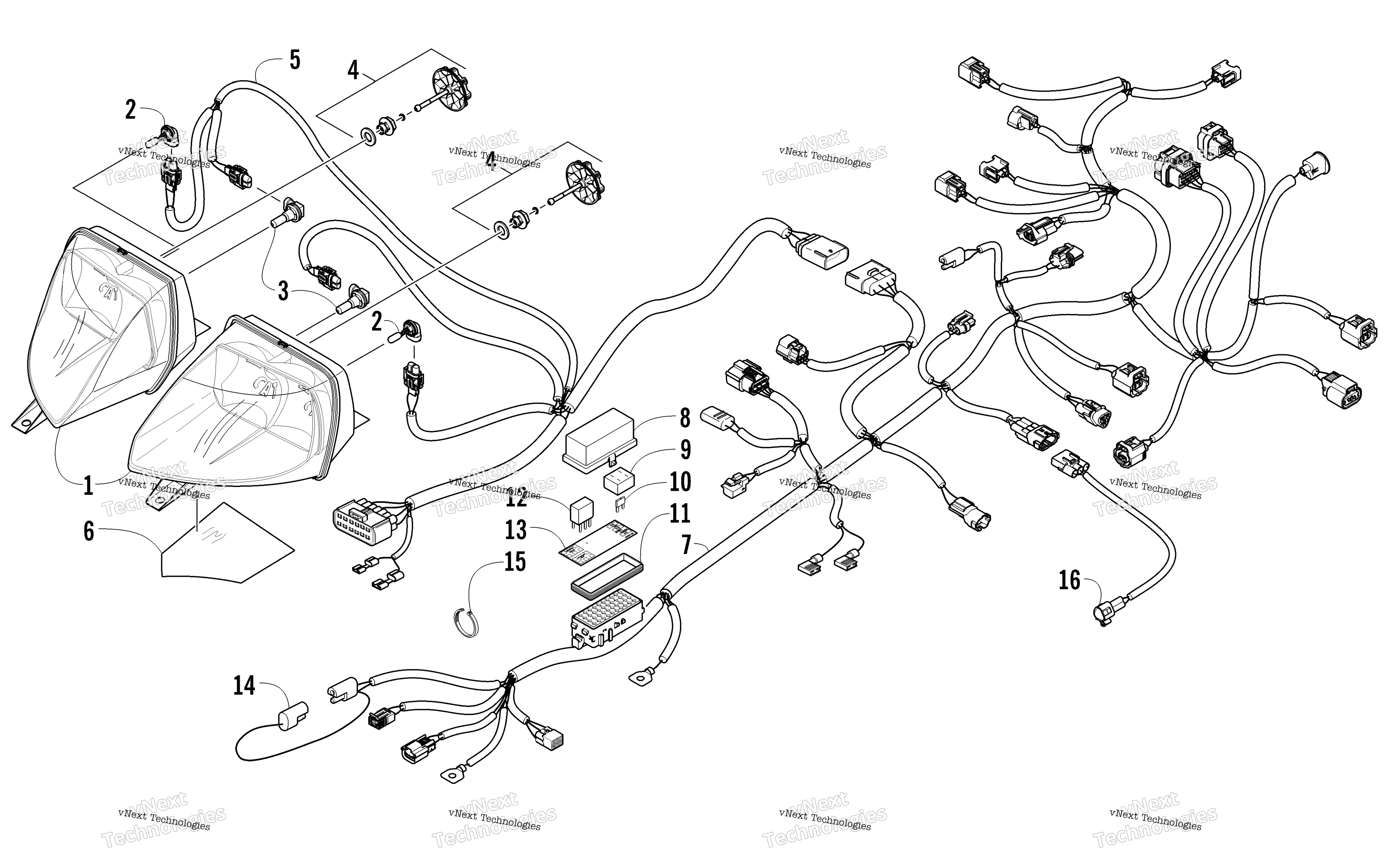 Фара And Wiring Assemblies