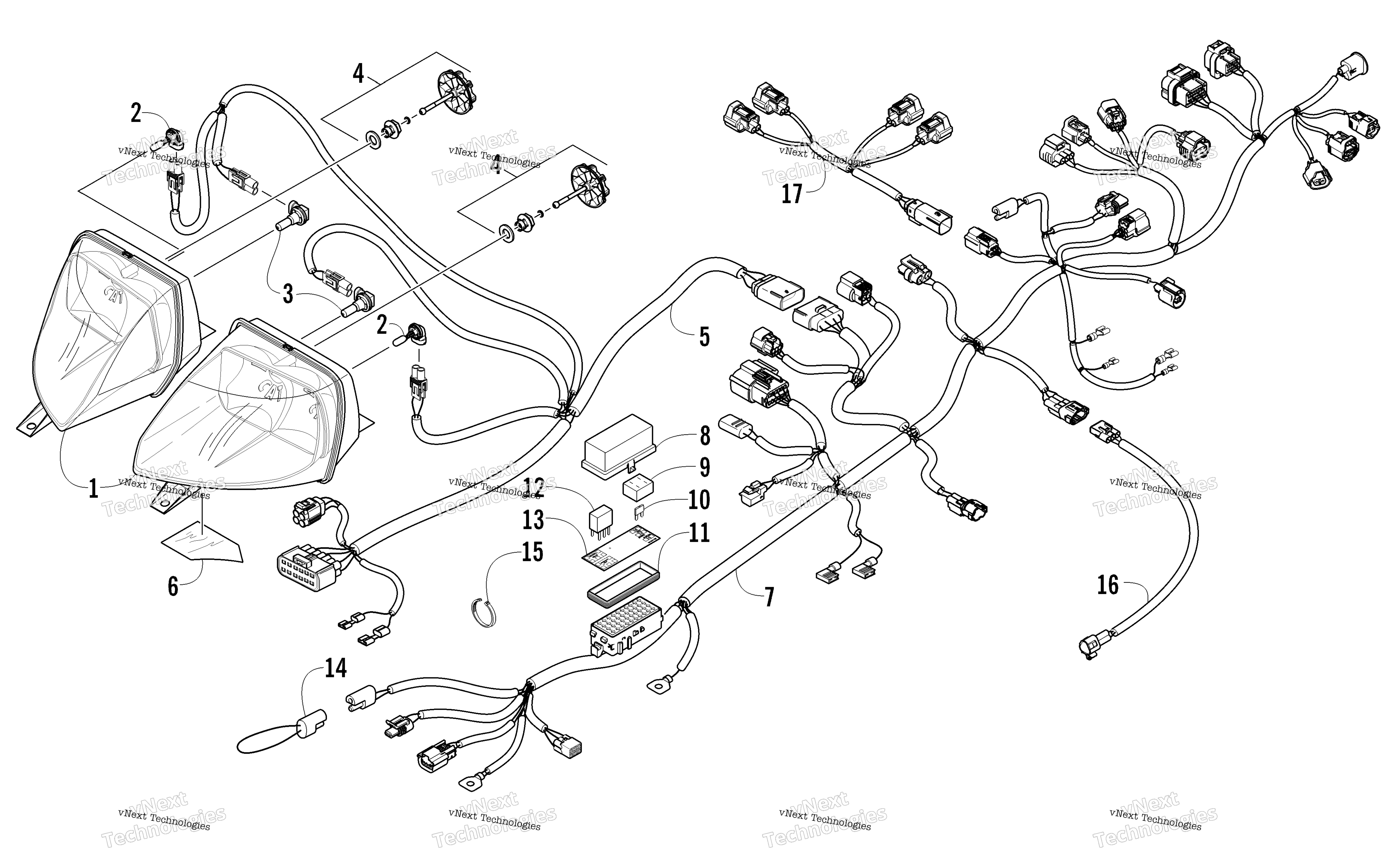Фара And Wiring Assemblies