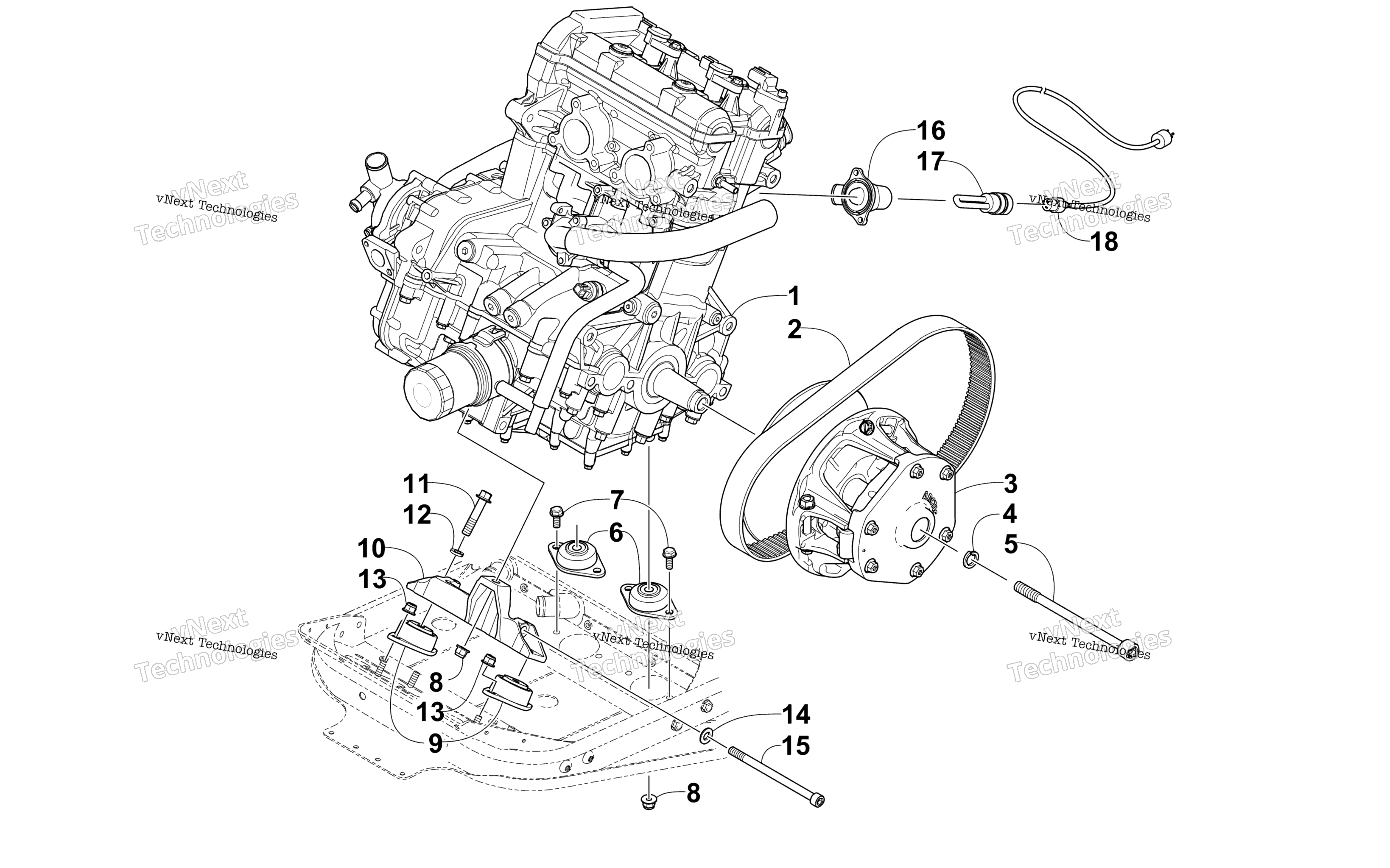 Двигатель And Related Parts