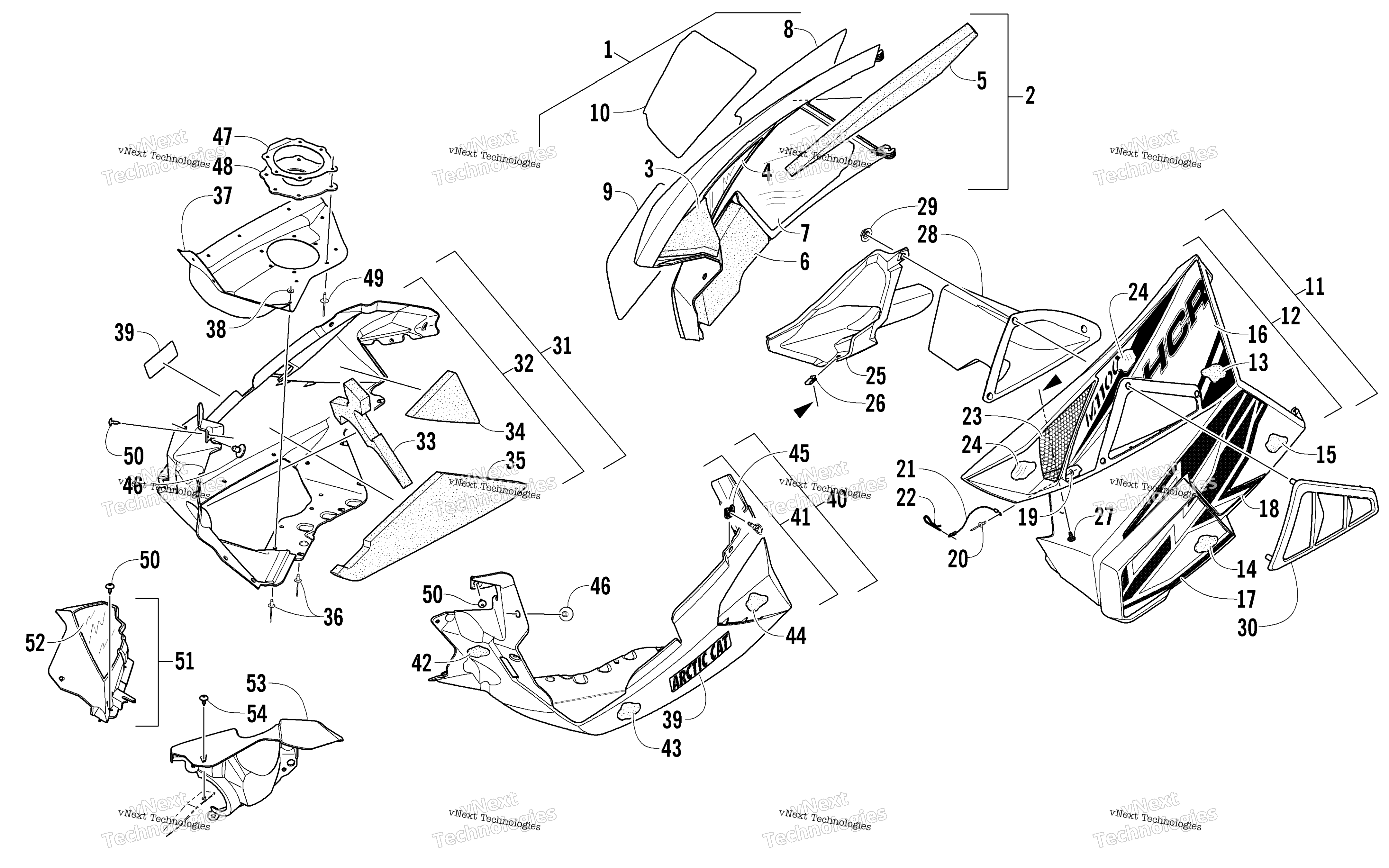 Skid Plate и Side панель узел