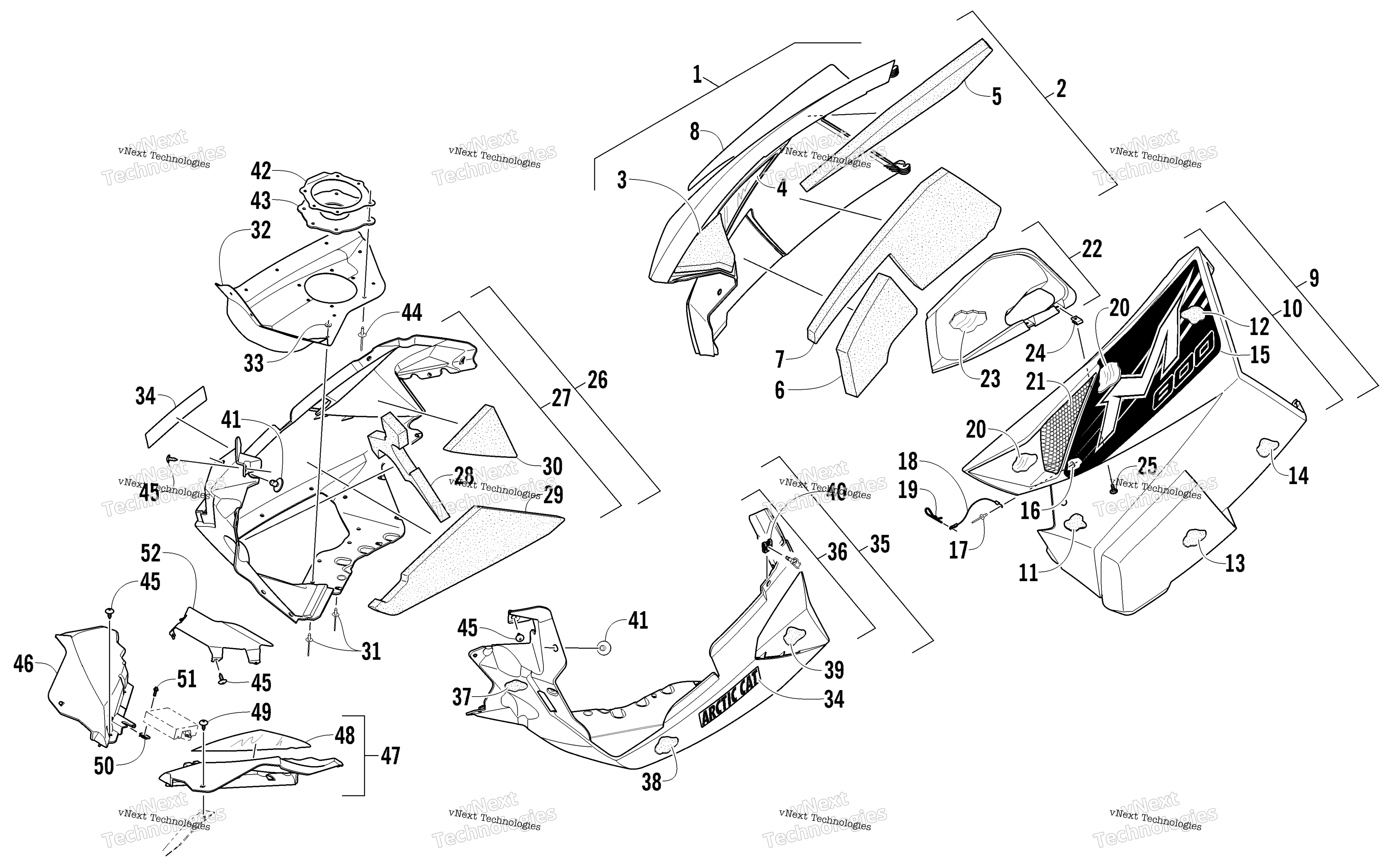 Skid Plate и Side панель узел