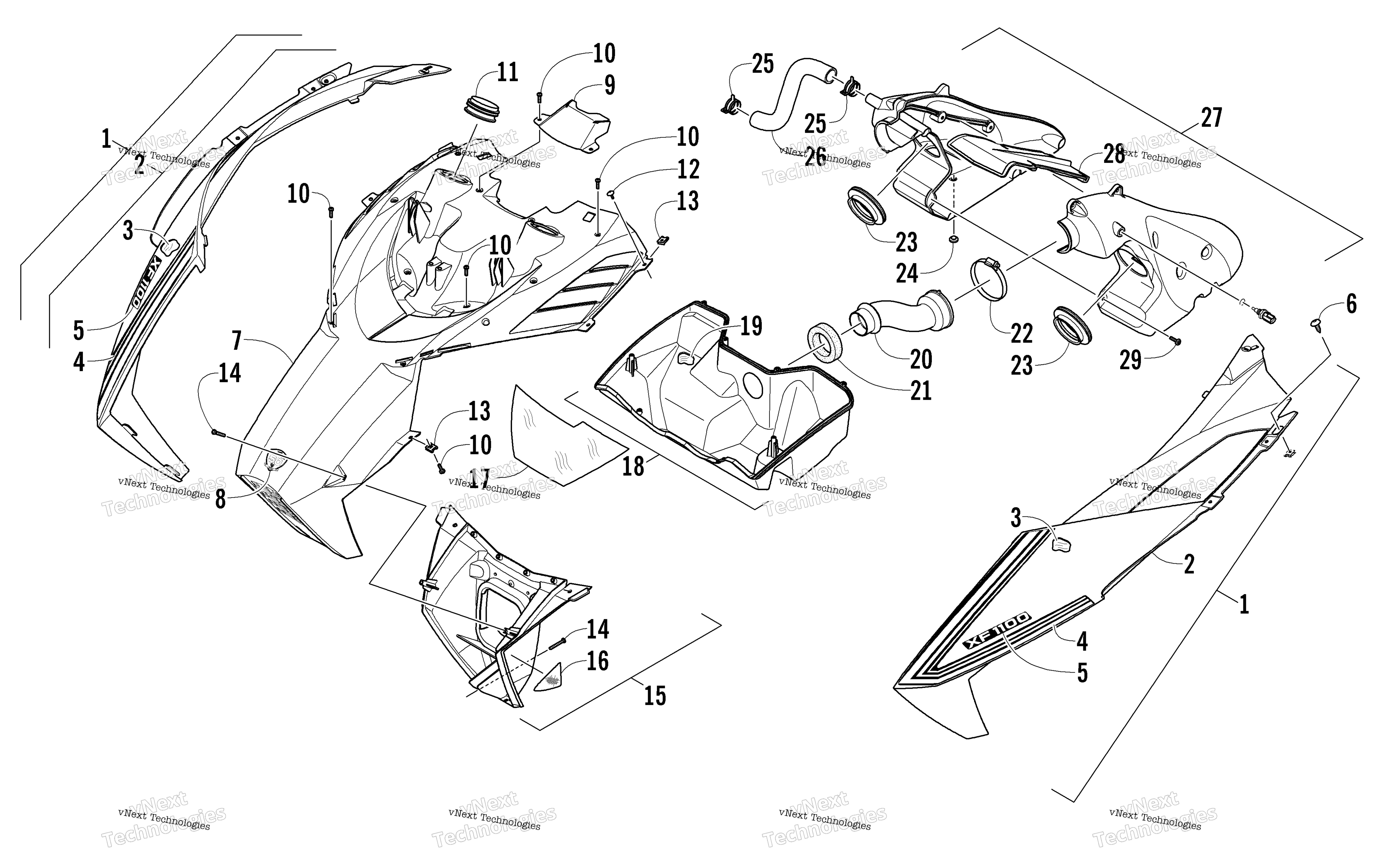 Капот And Air Intake Assembly