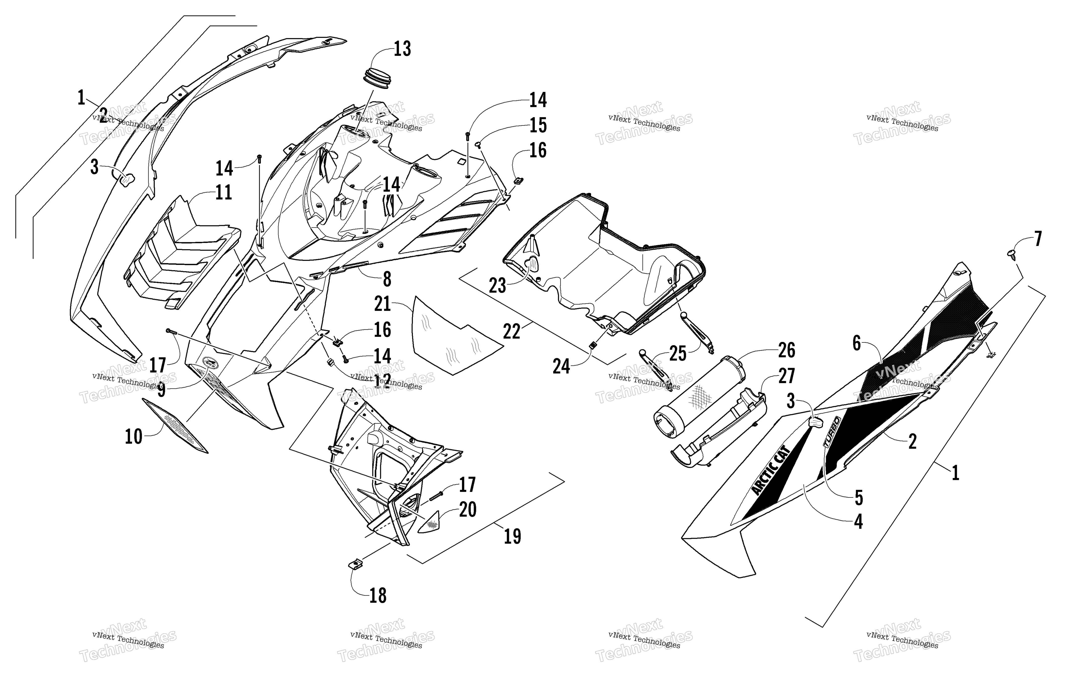 Капот And Air Intake Assembly
