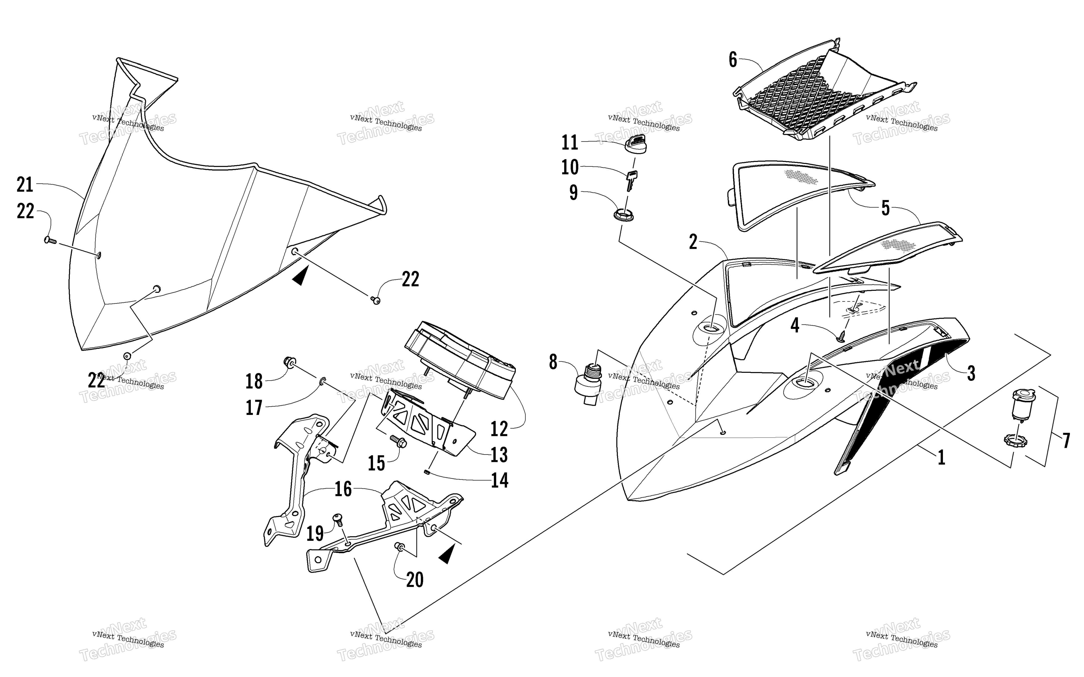 Ветровое стекло And Instruments Assemblies