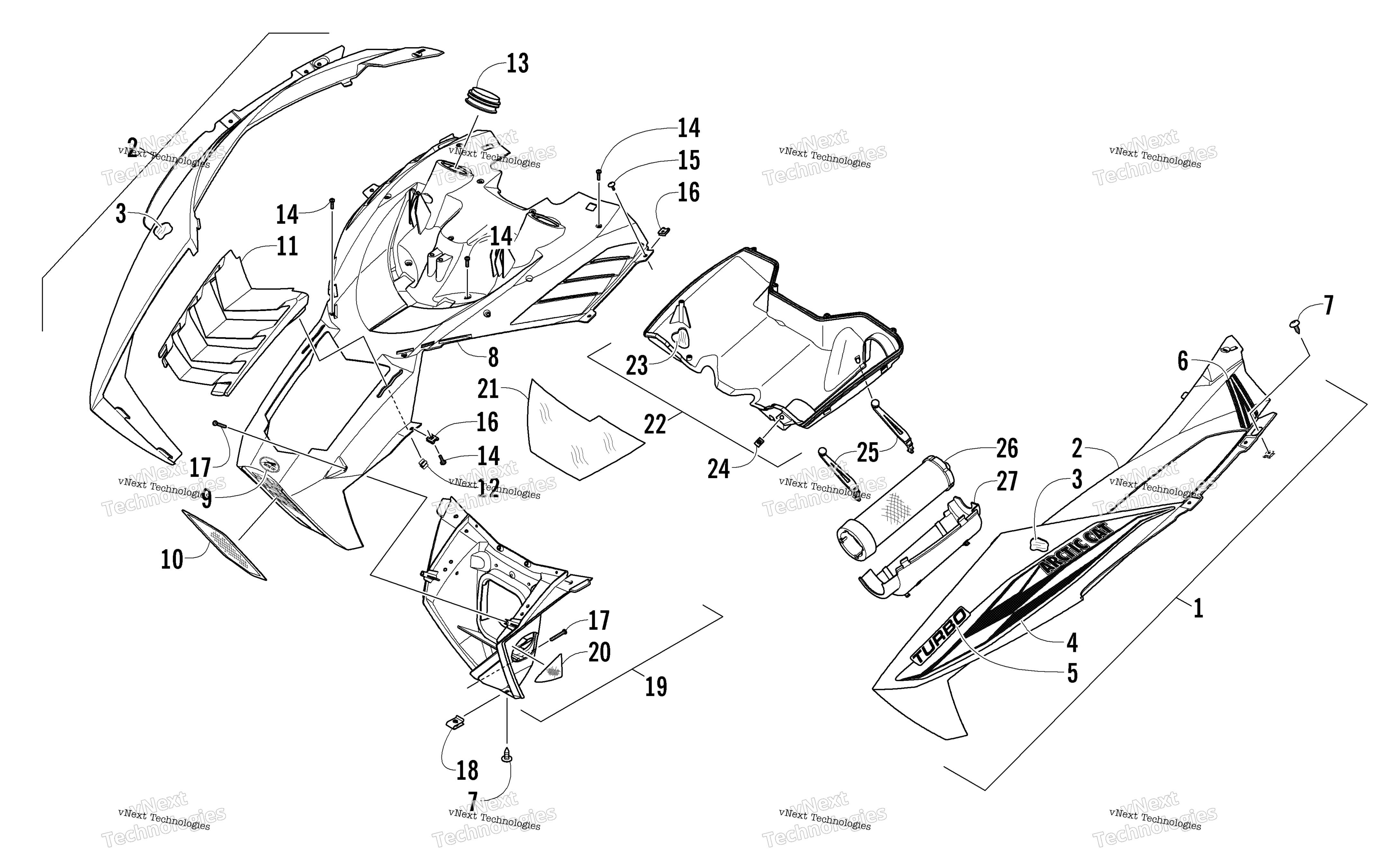 Капот And Air Intake Assembly