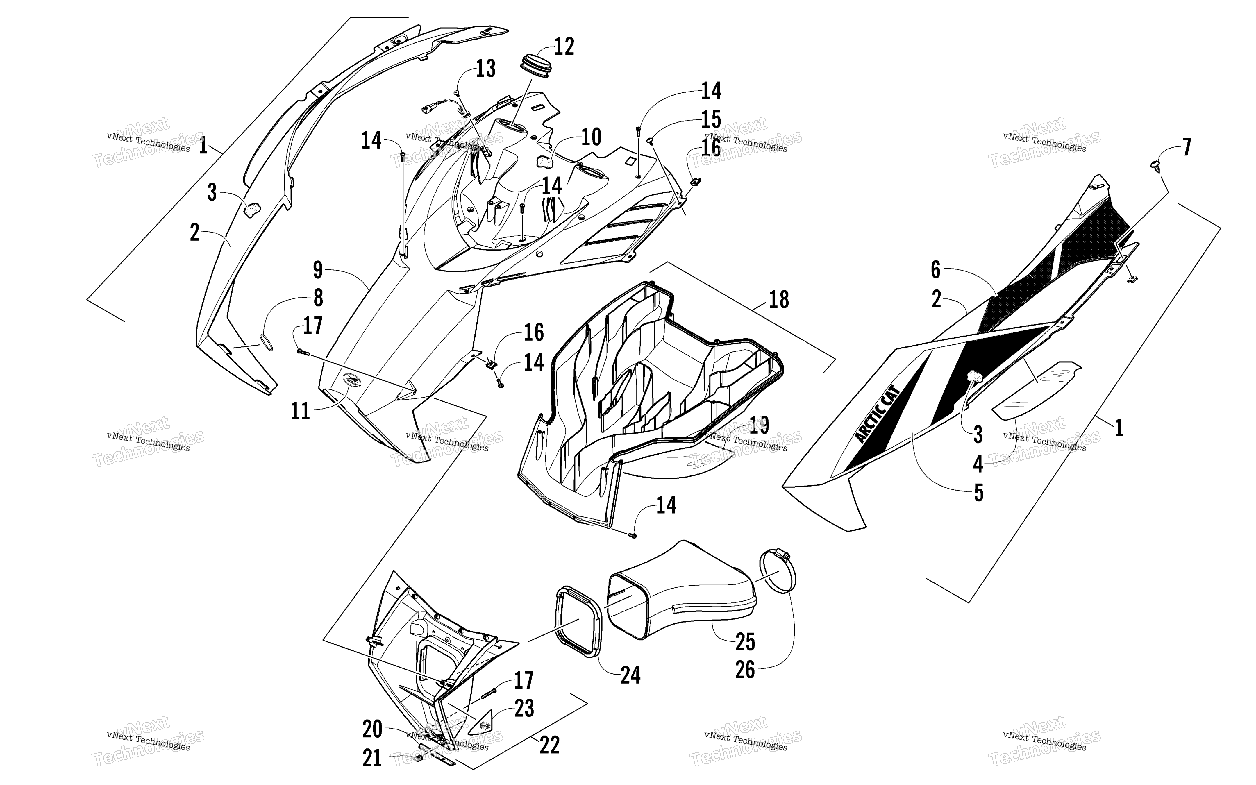 Капот And Air Intake Assembly