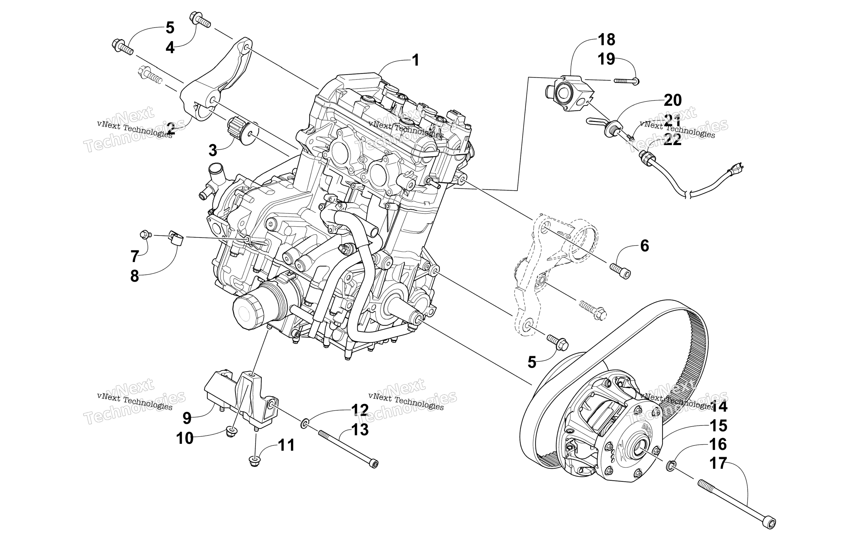 Двигатель And Related Parts