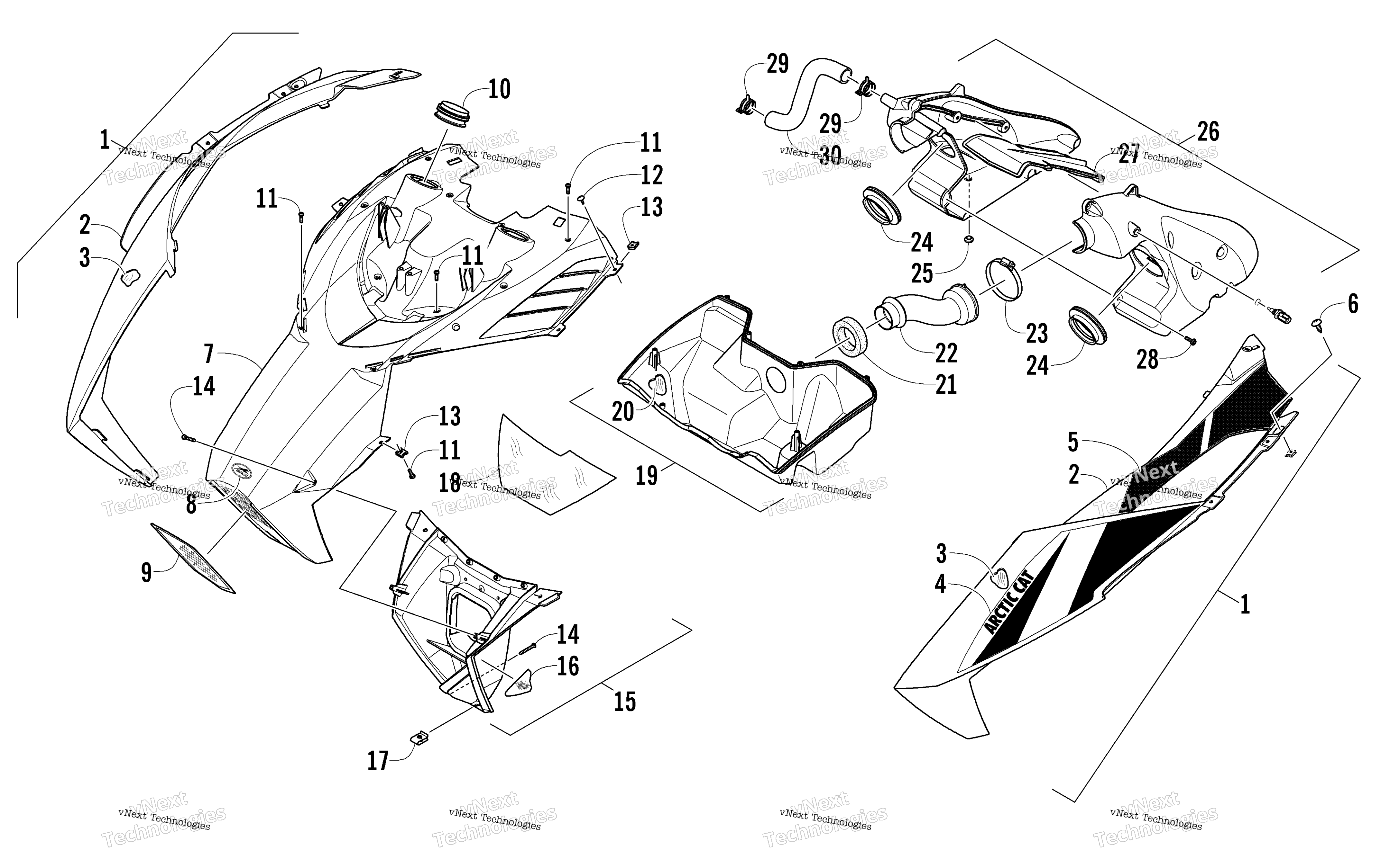 Капот And Air Intake Assembly