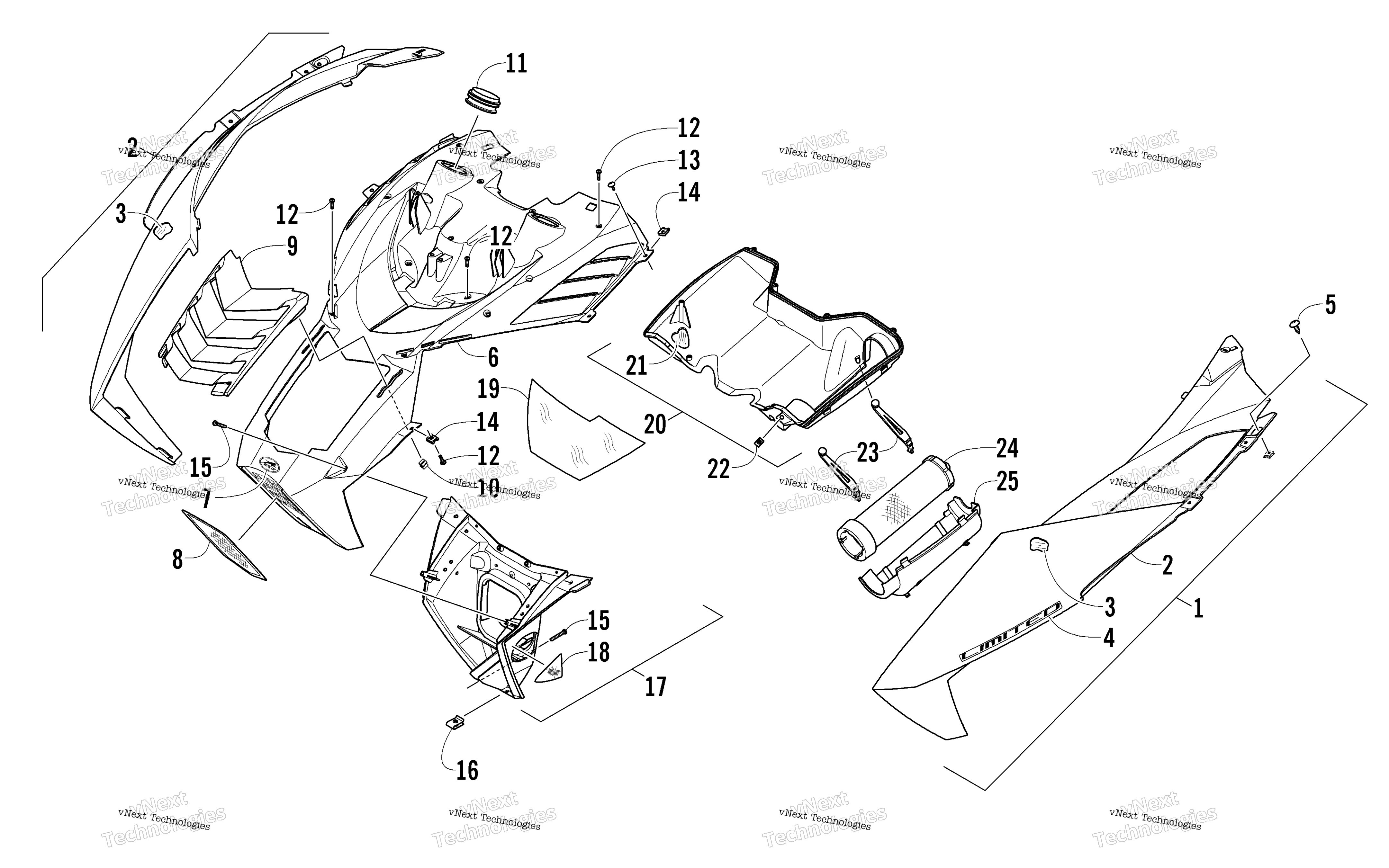 Капот And Air Intake Assembly