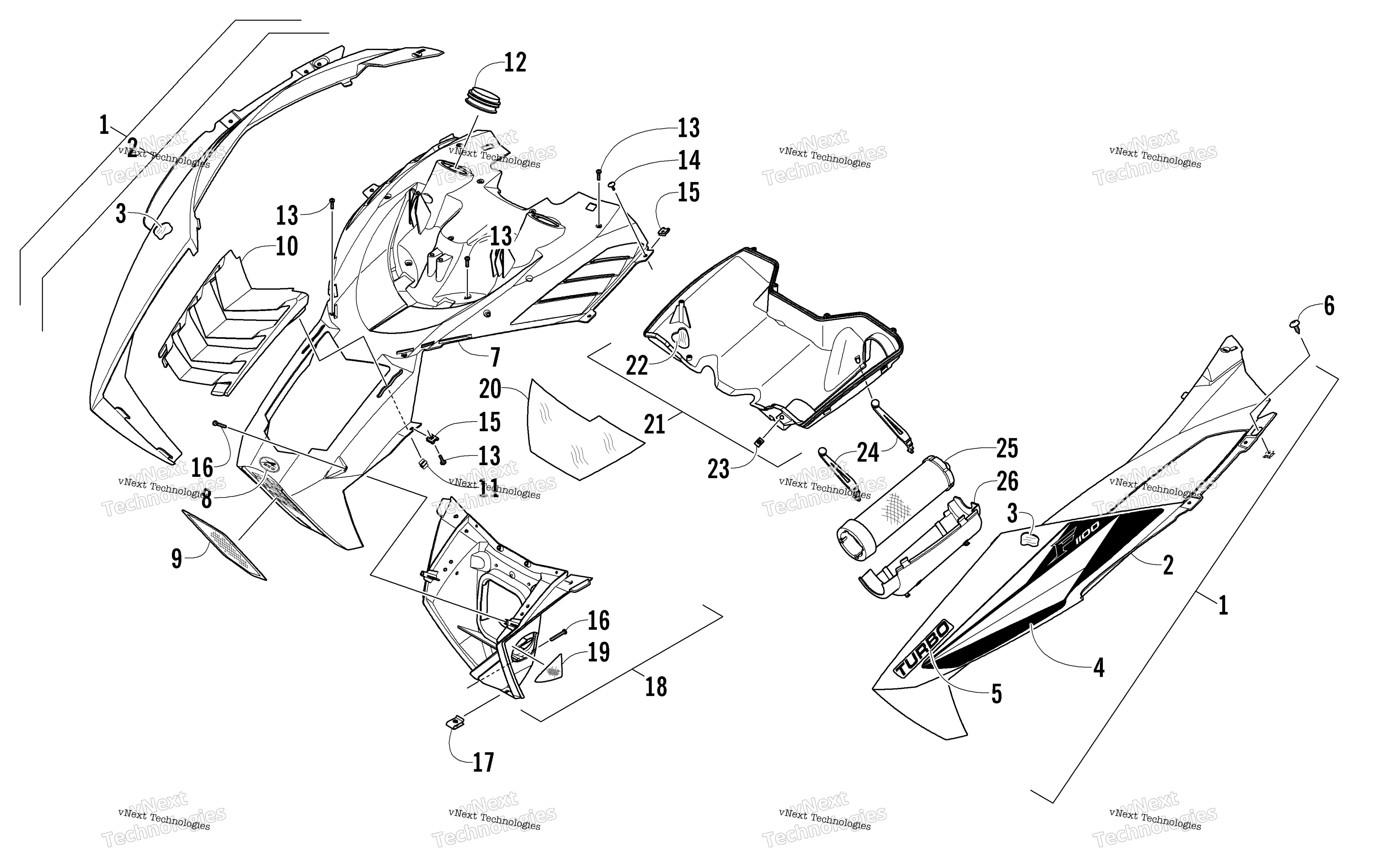 Капот And Air Intake Assembly