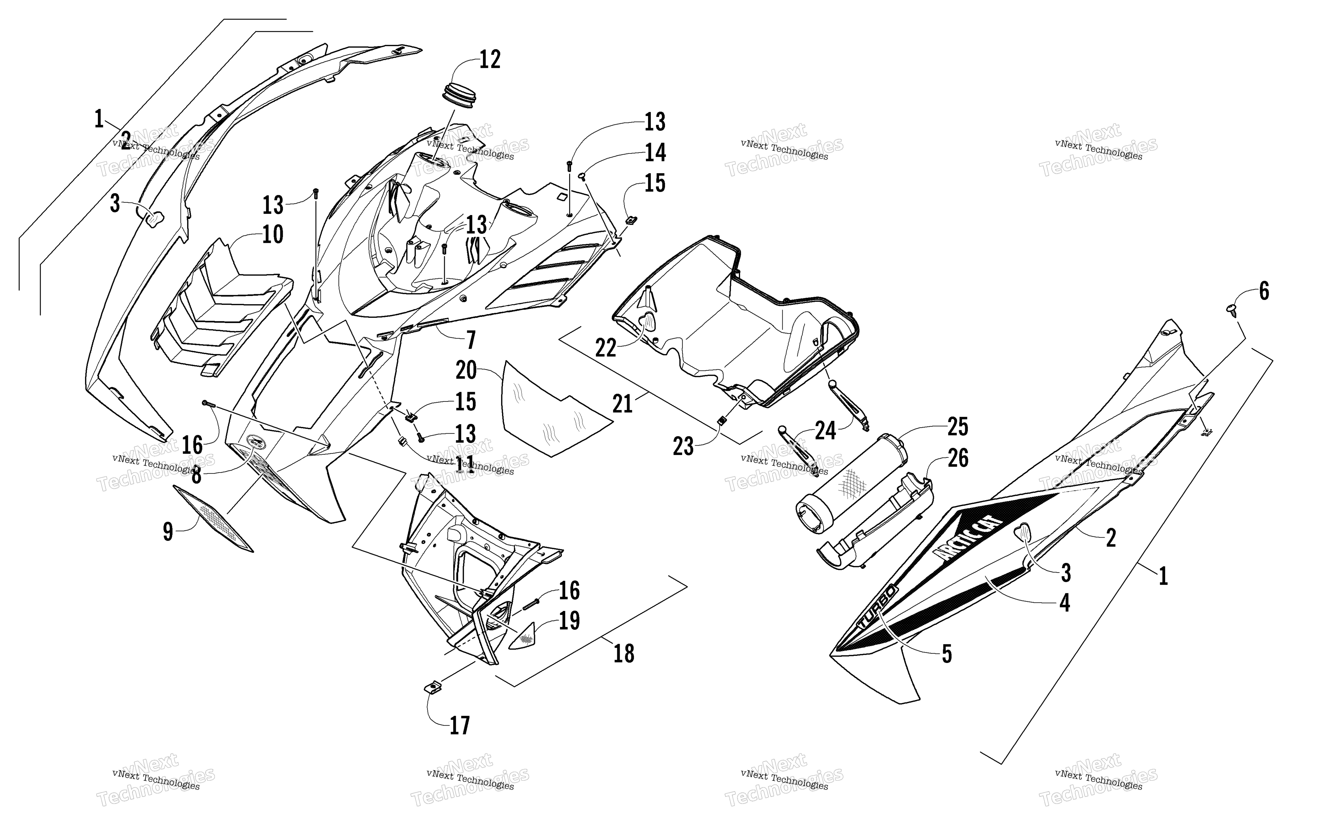 Капот And Air Intake Assembly