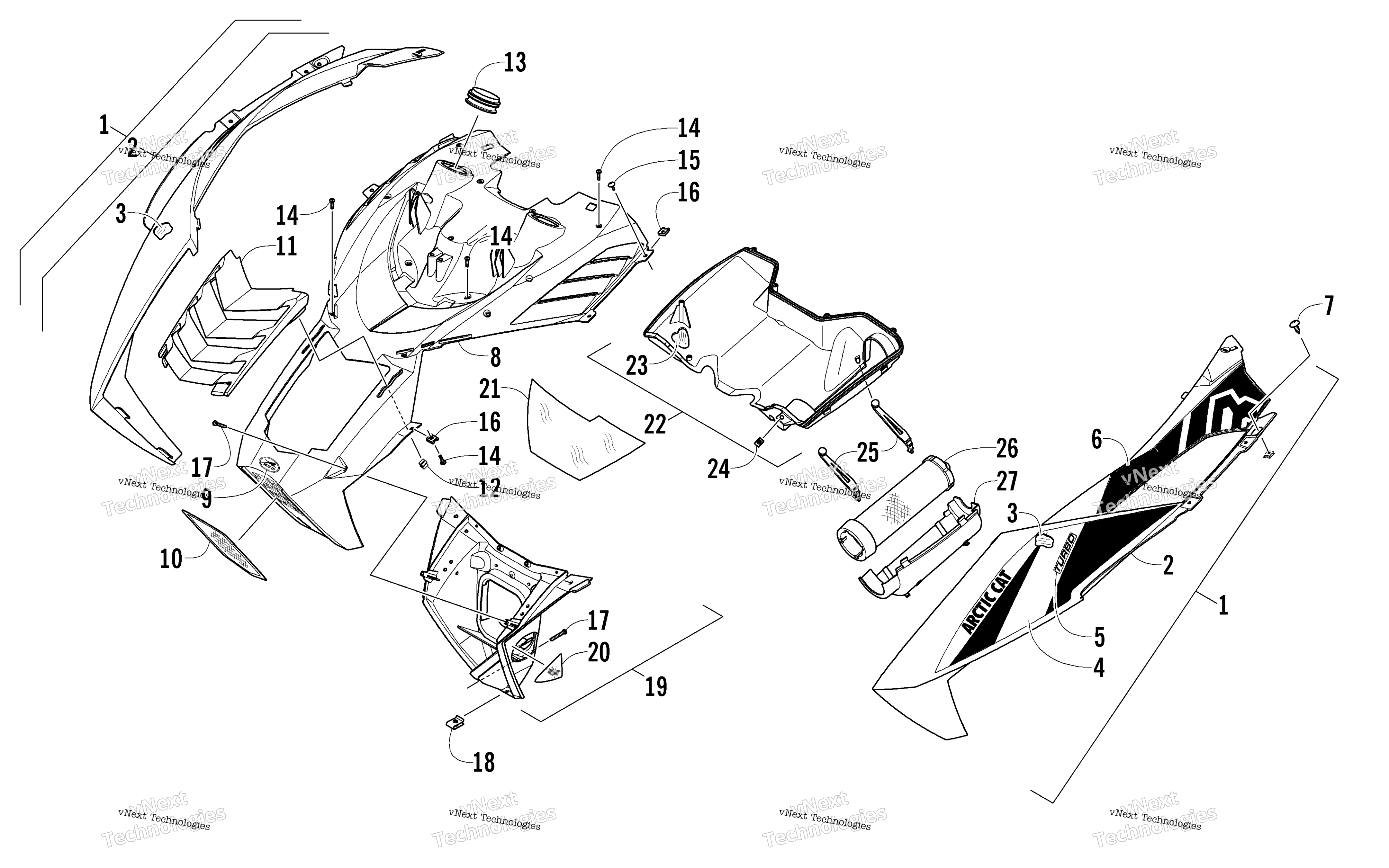 Капот And Air Intake Assembly