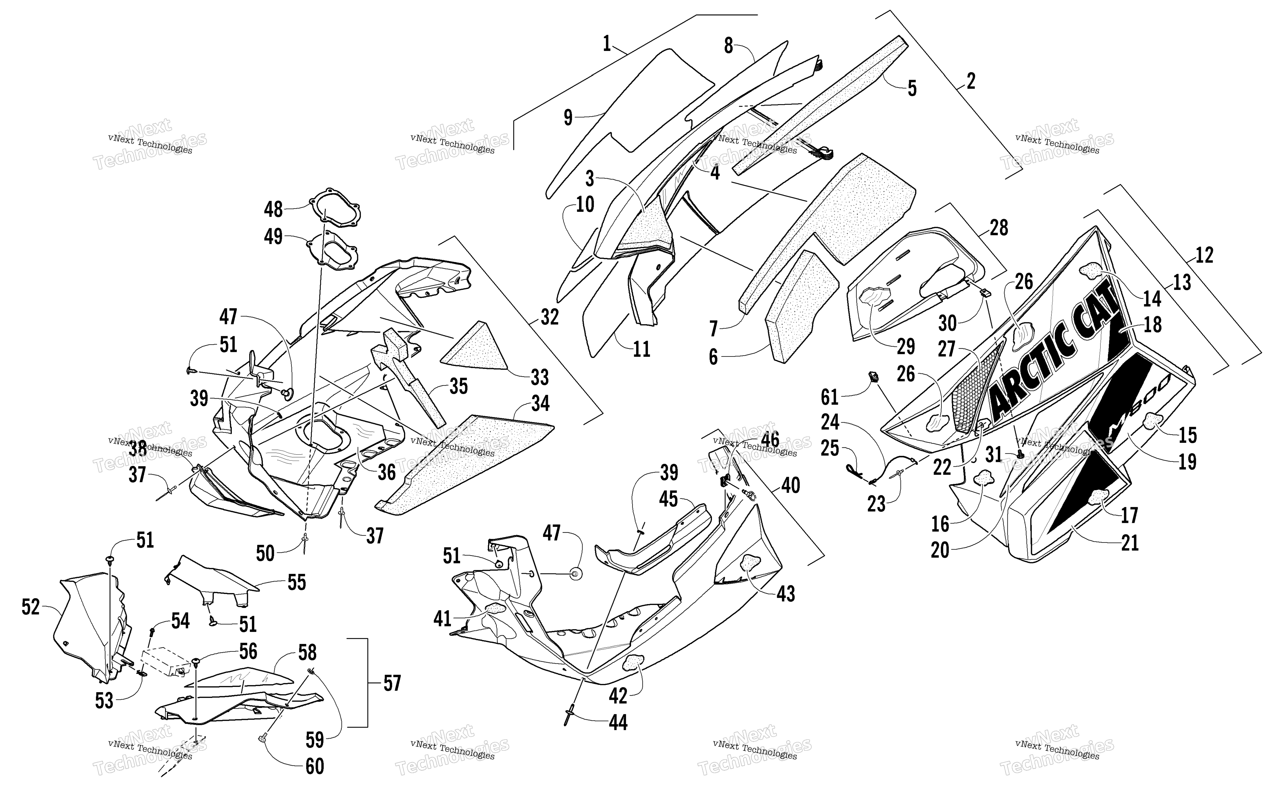 Skid Plate и Side панель узел