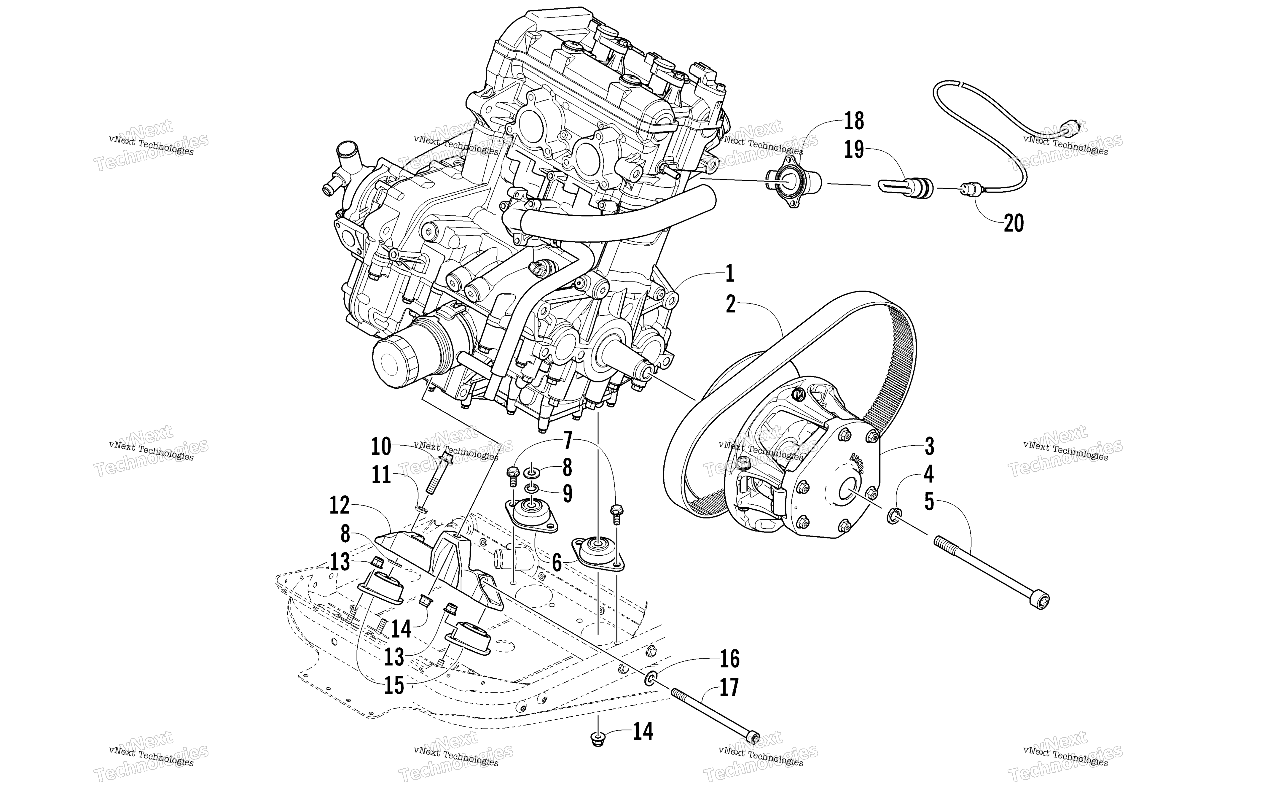 Двигатель And Related Parts