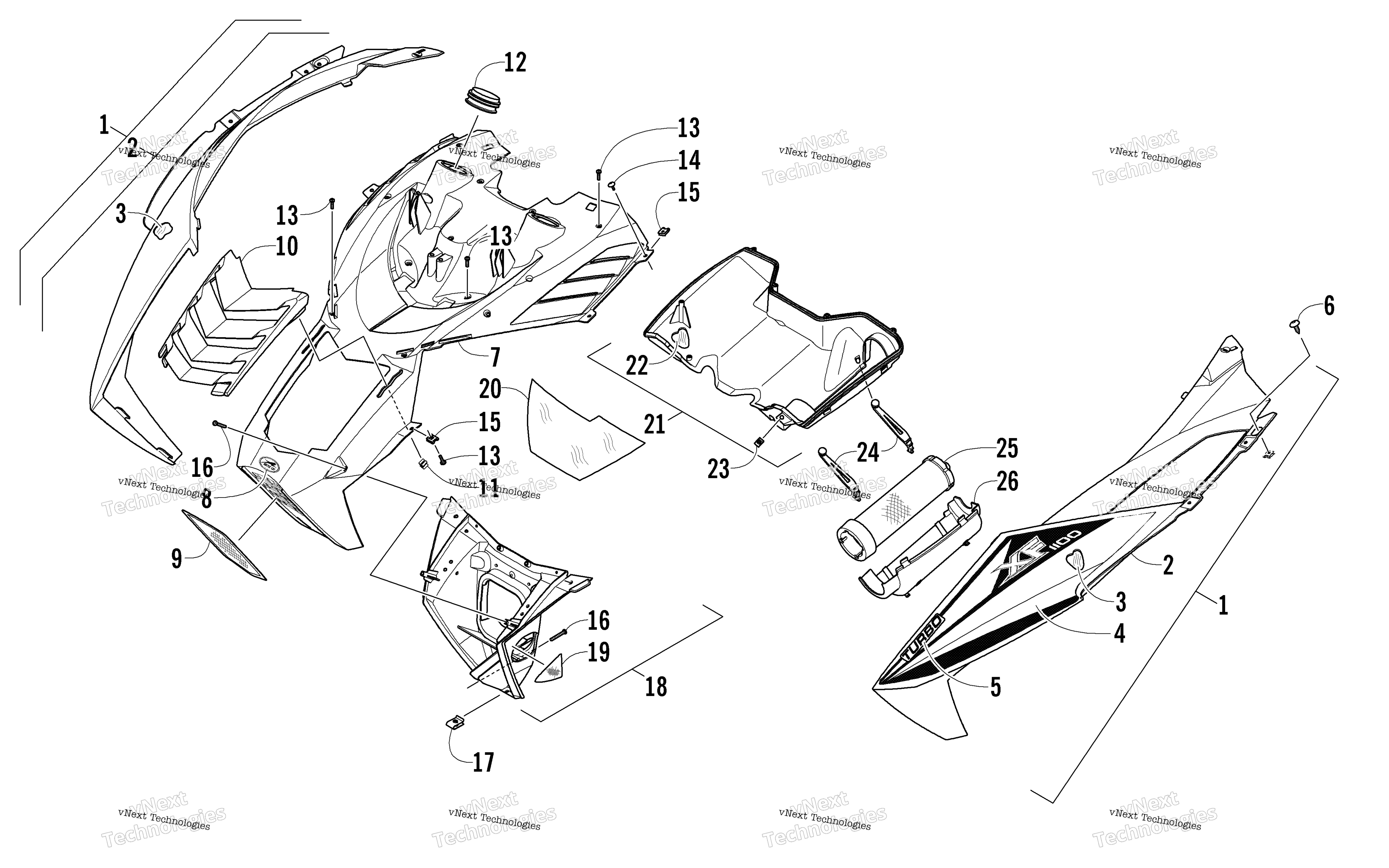 Капот And Air Intake Assembly