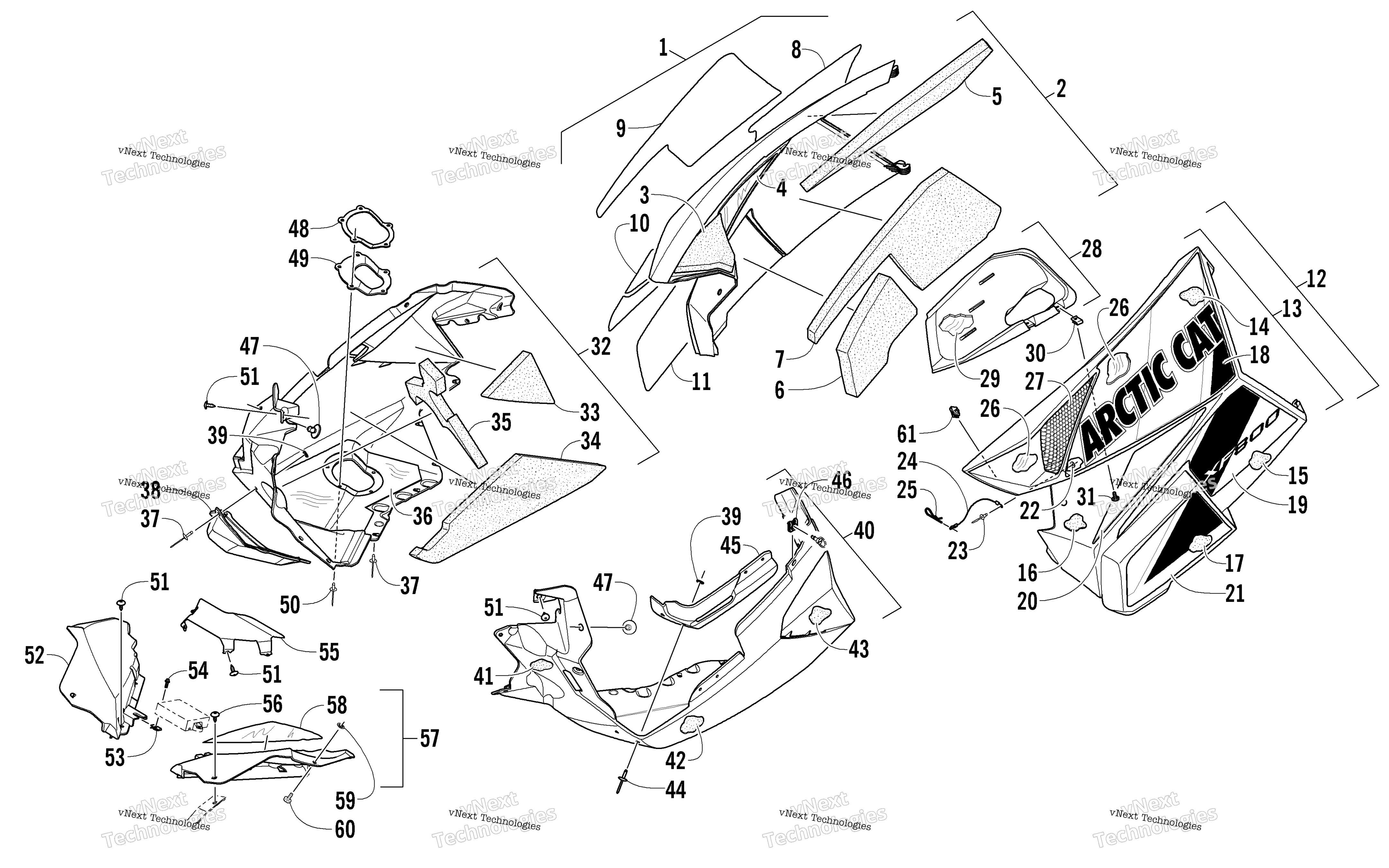 Skid Plate и Side панель узел