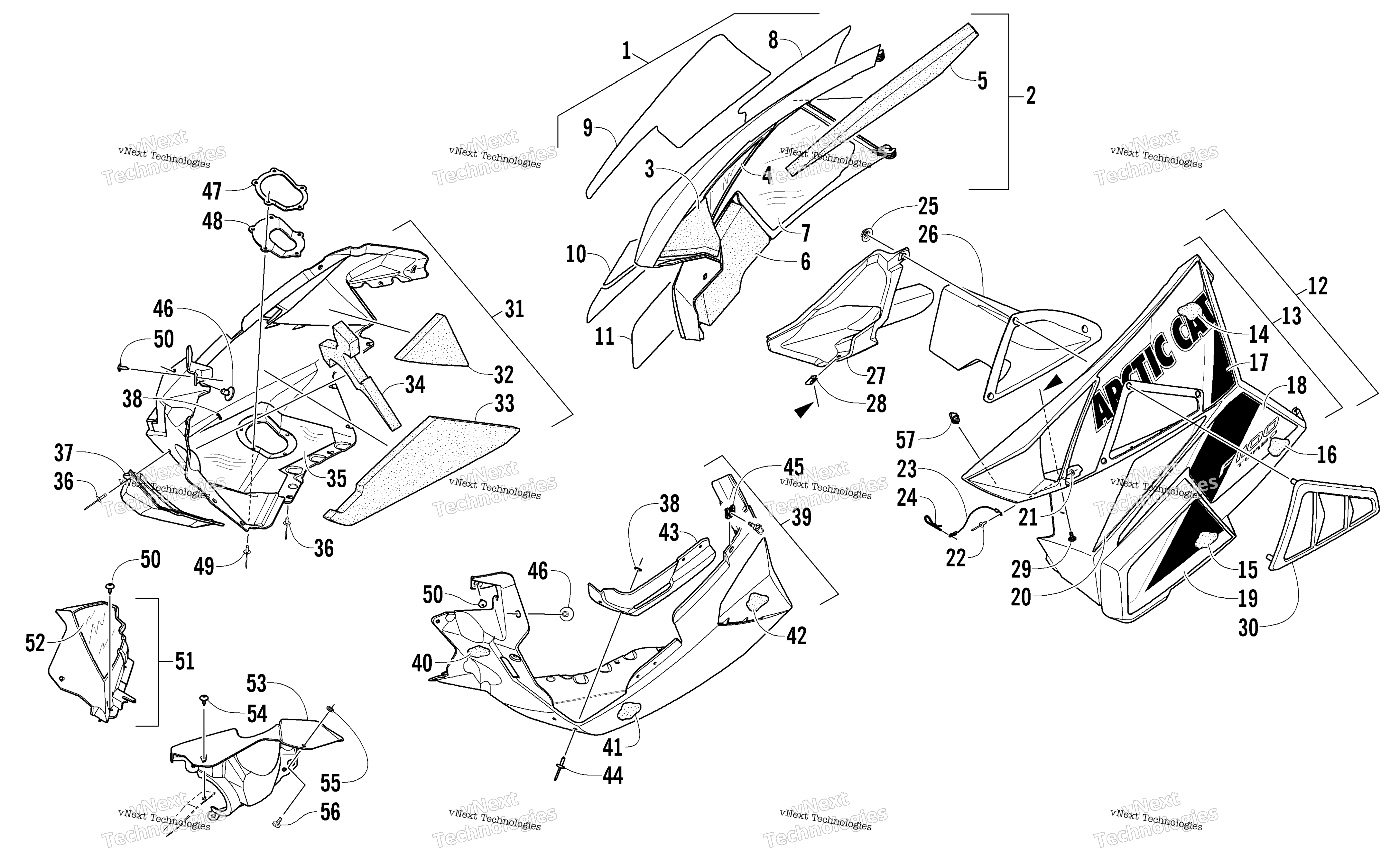 Skid Plate и Side панель узел