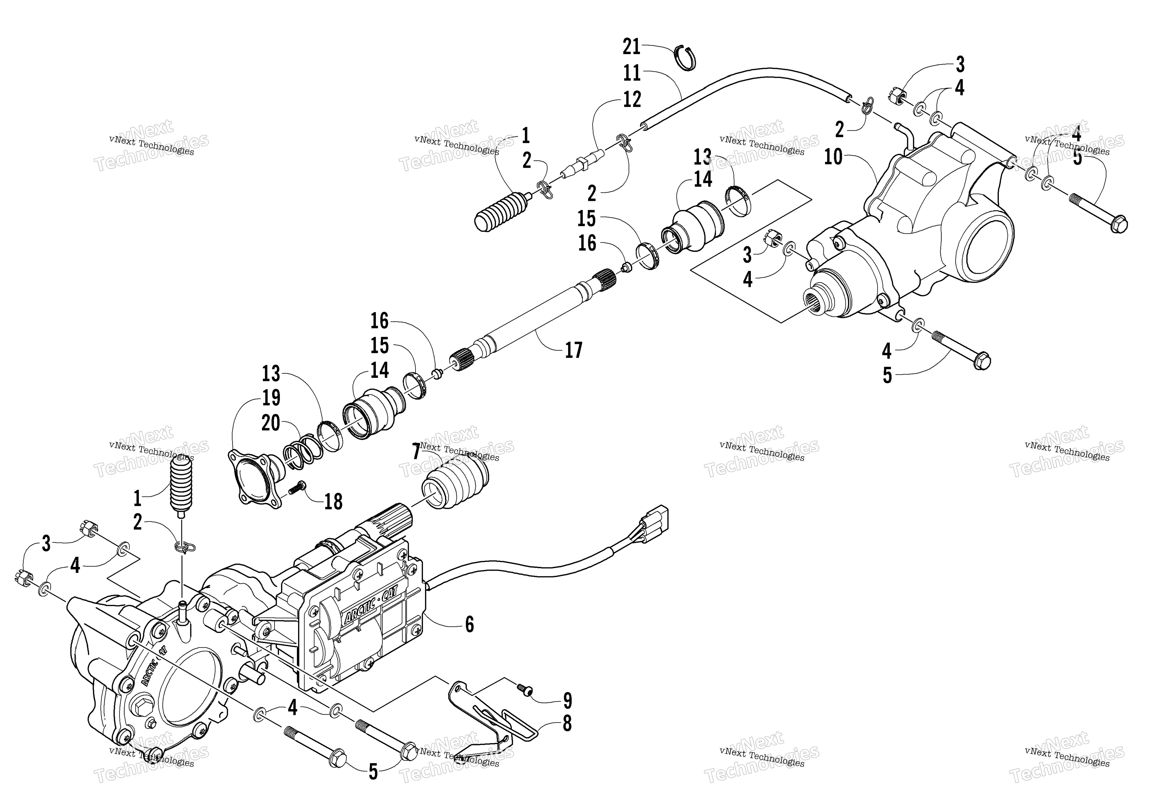 Привод Train Assembly