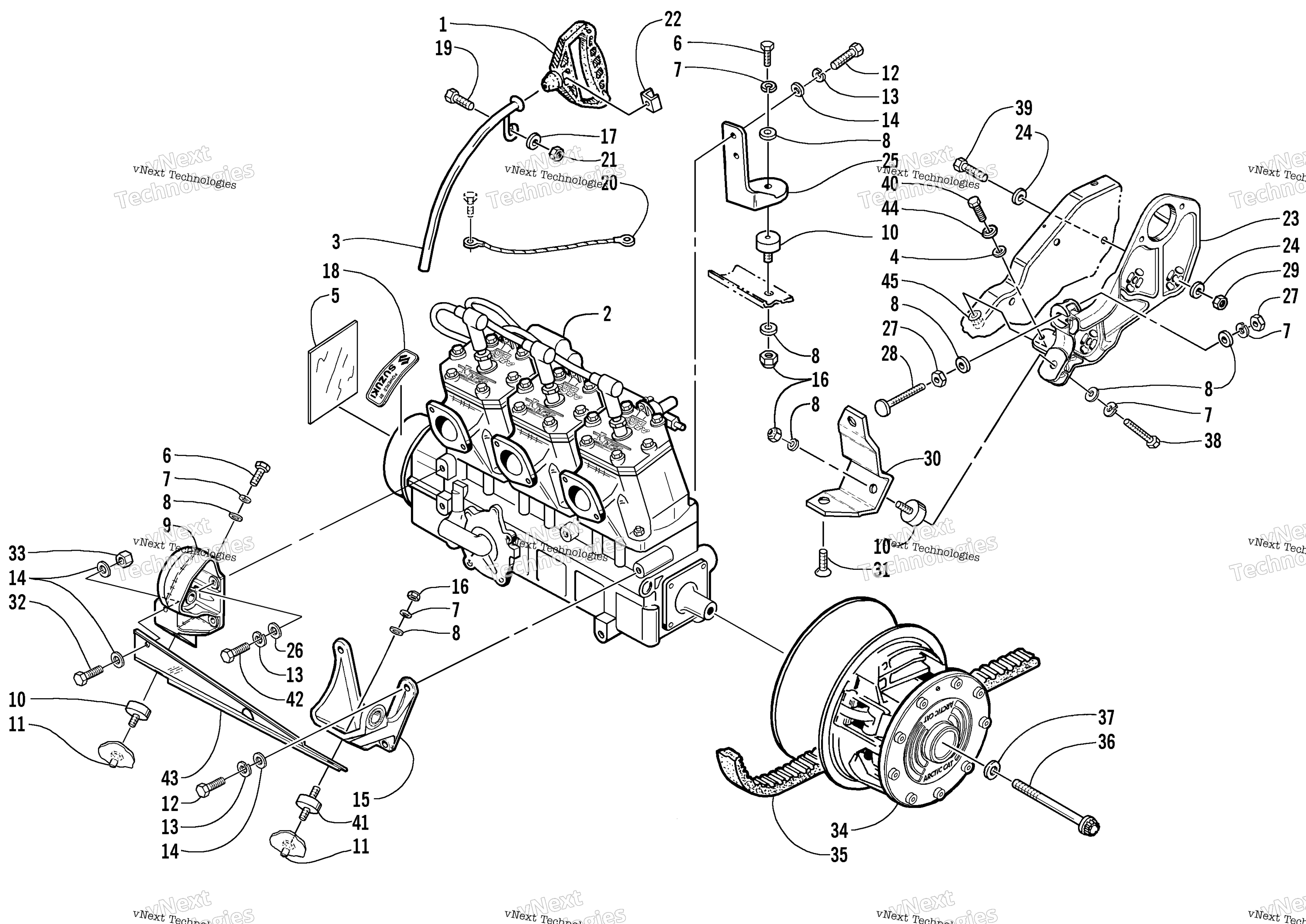 Двигатель And Related Parts