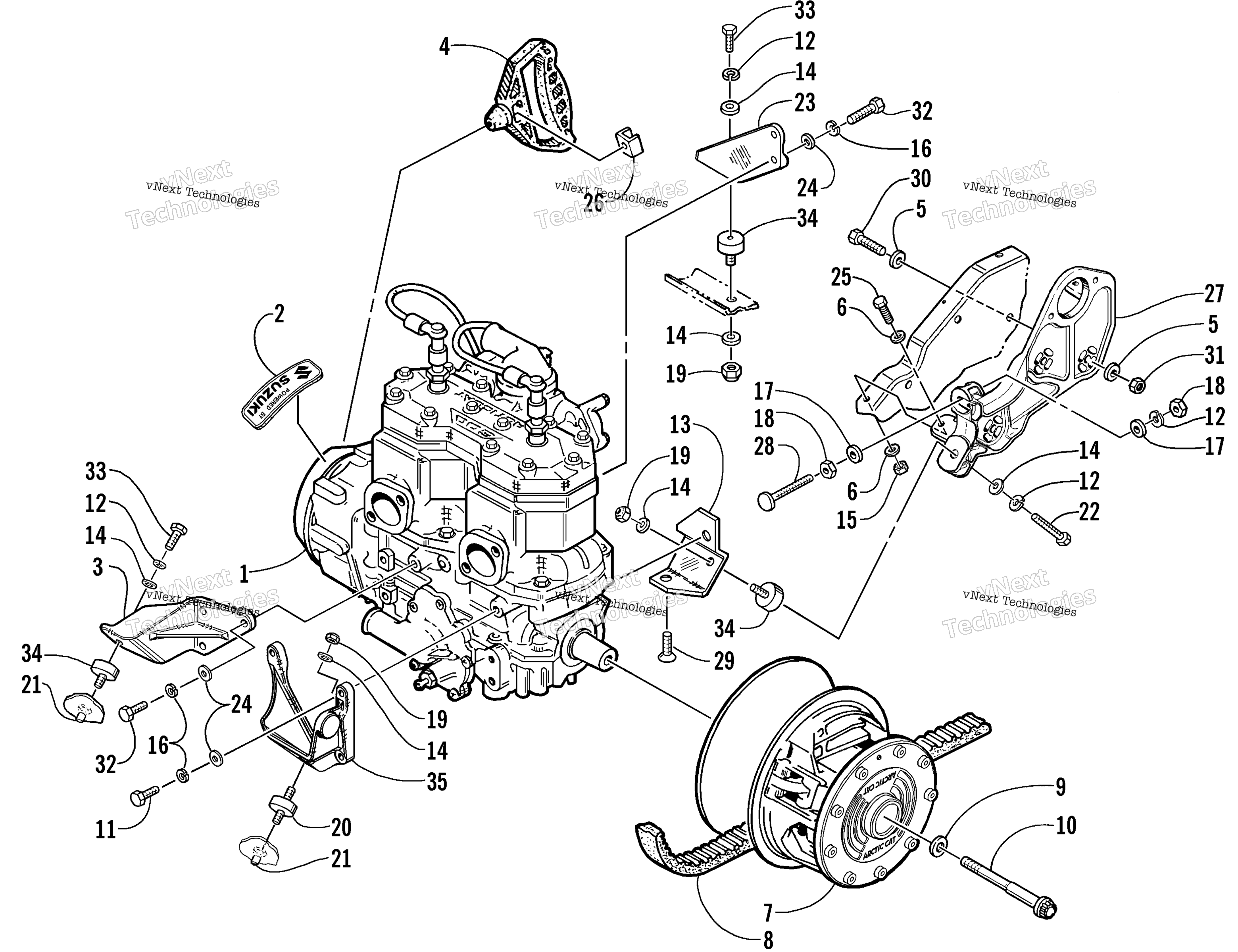 Двигатель And Related Parts