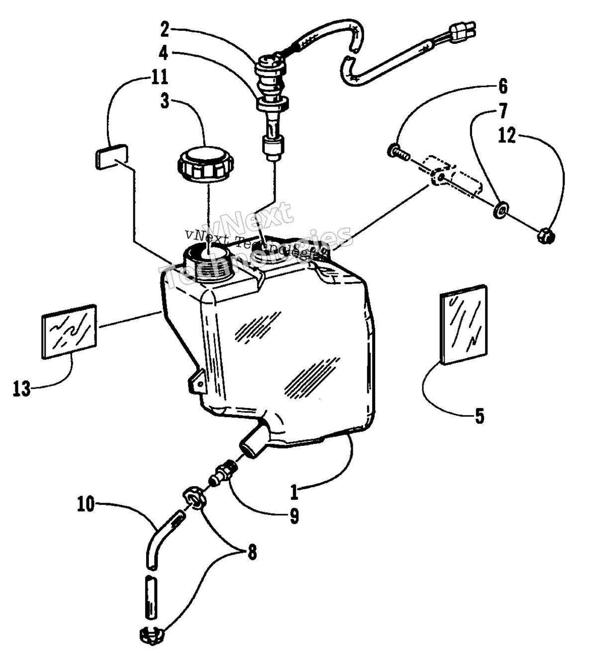 масляный Tank Assembly