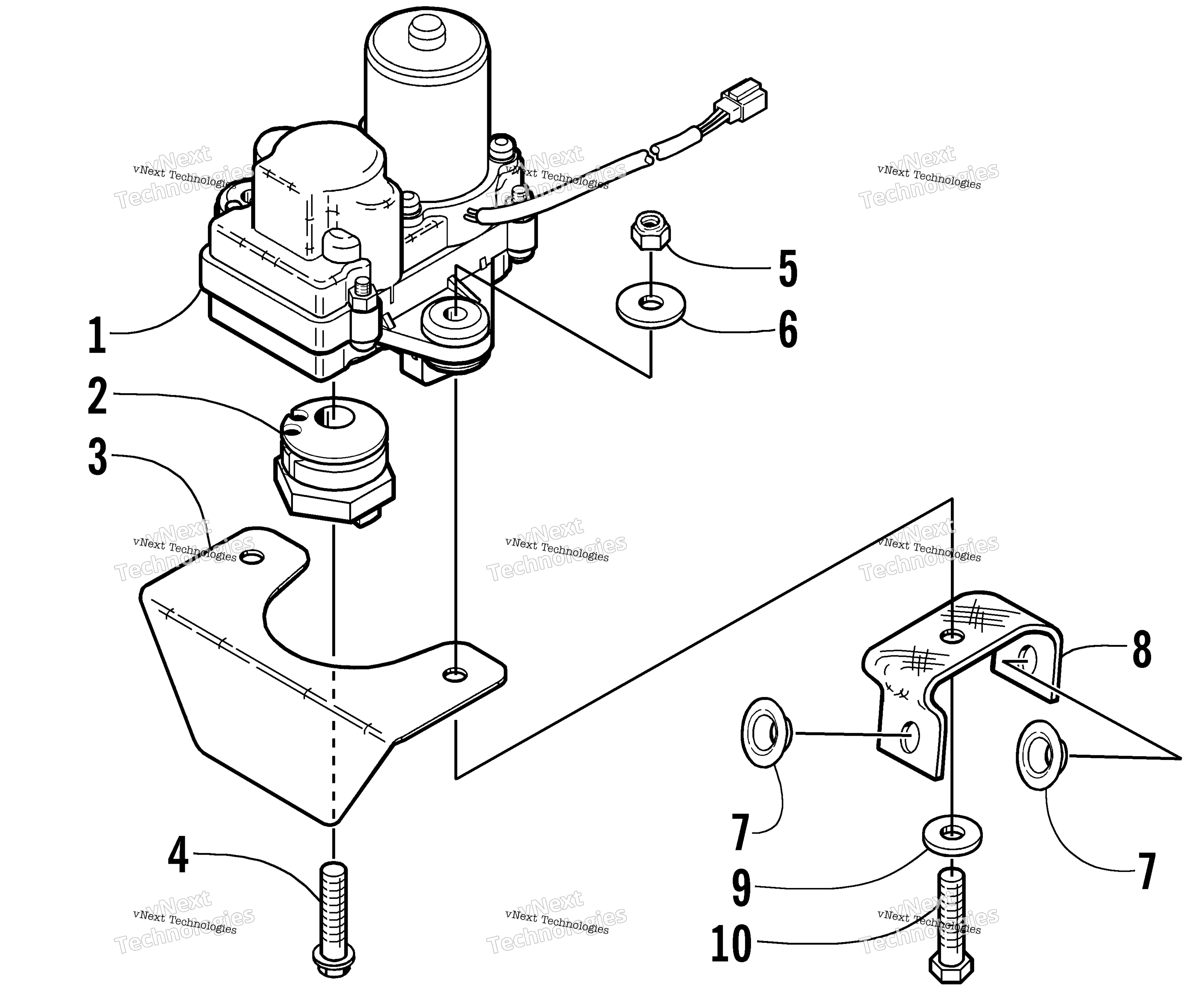 Servomotor узел