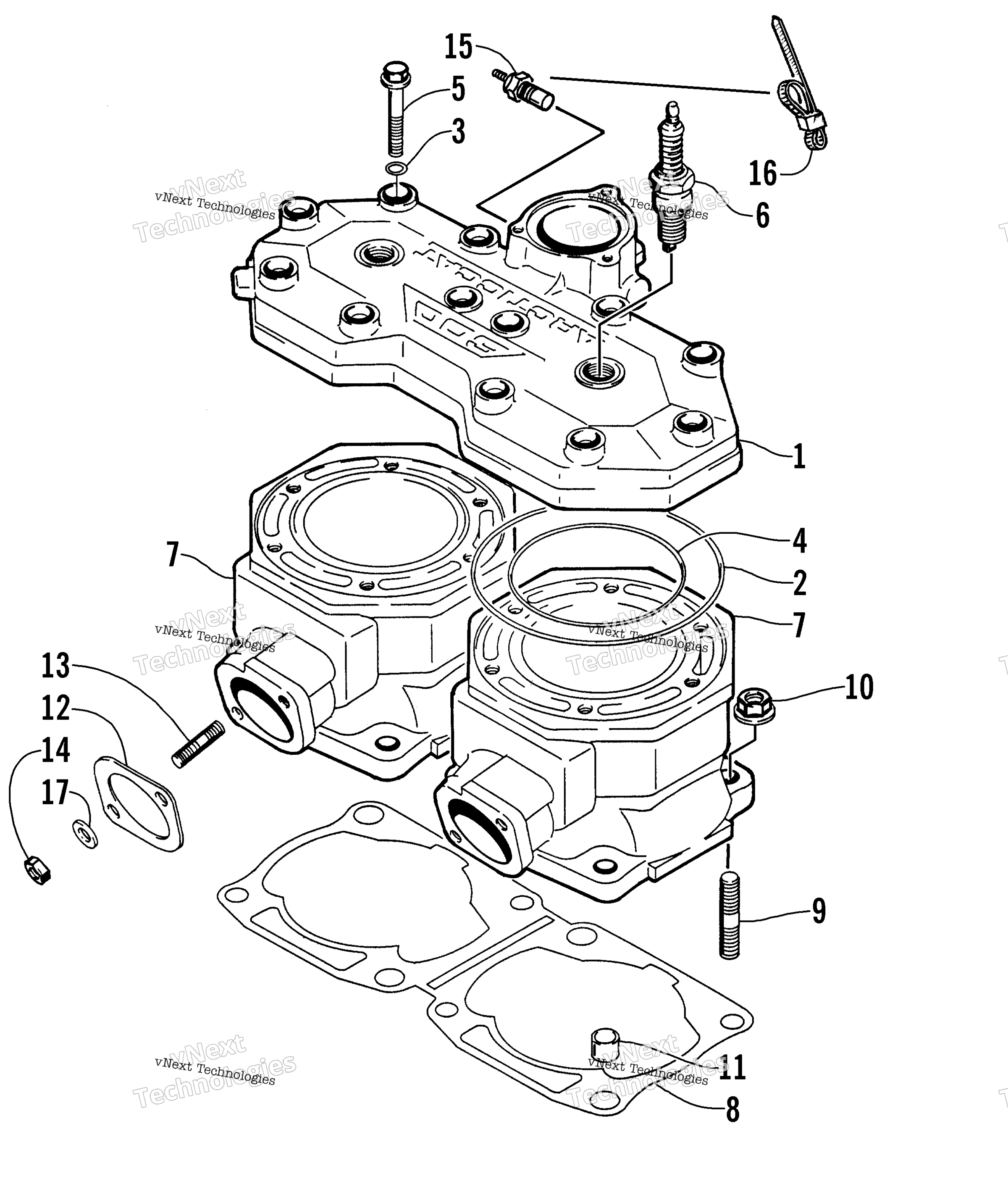 Цилиндр And Head Assembly