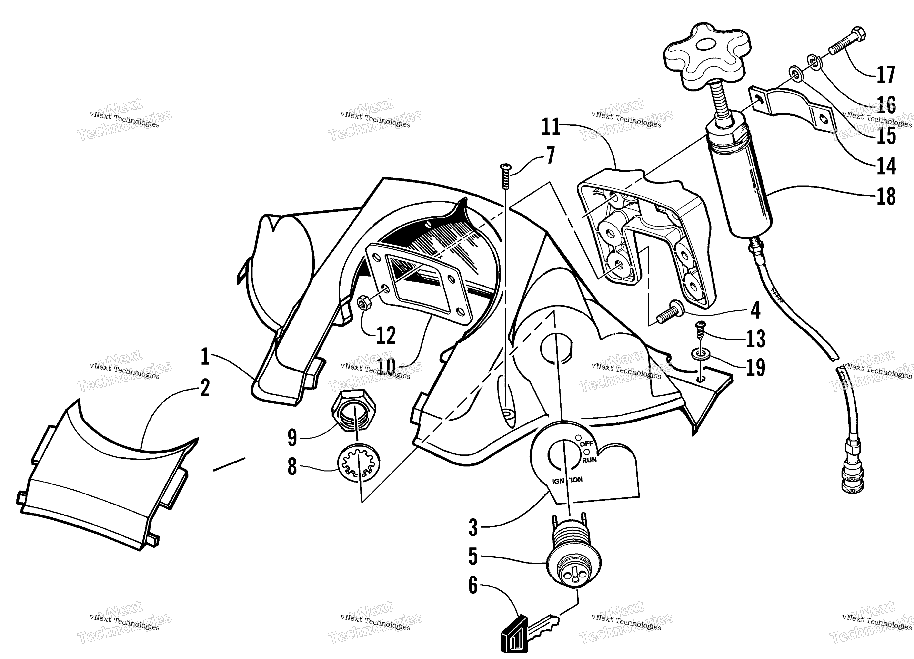 Консоль And Switch Assembly (Le)