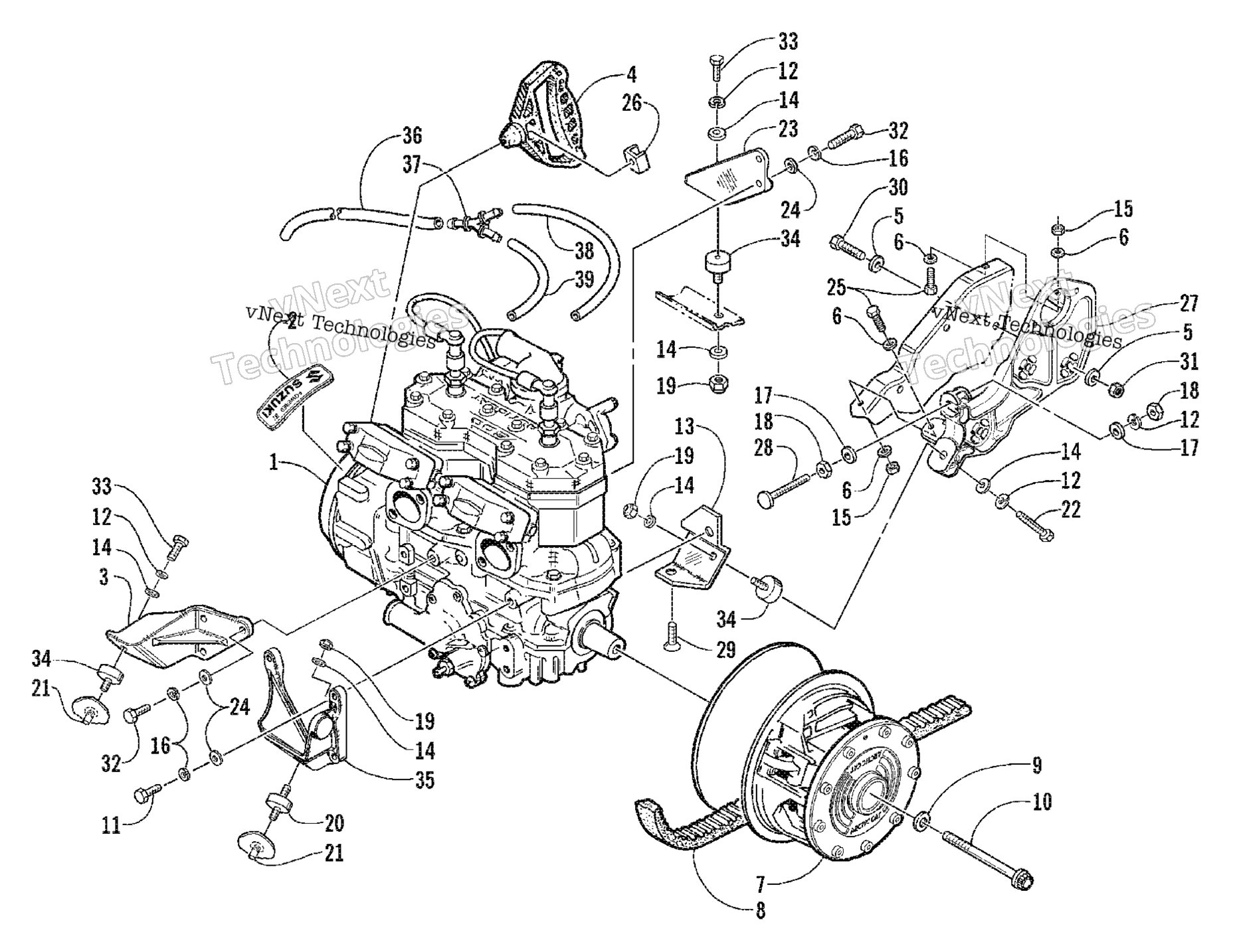 Двигатель And Related Parts