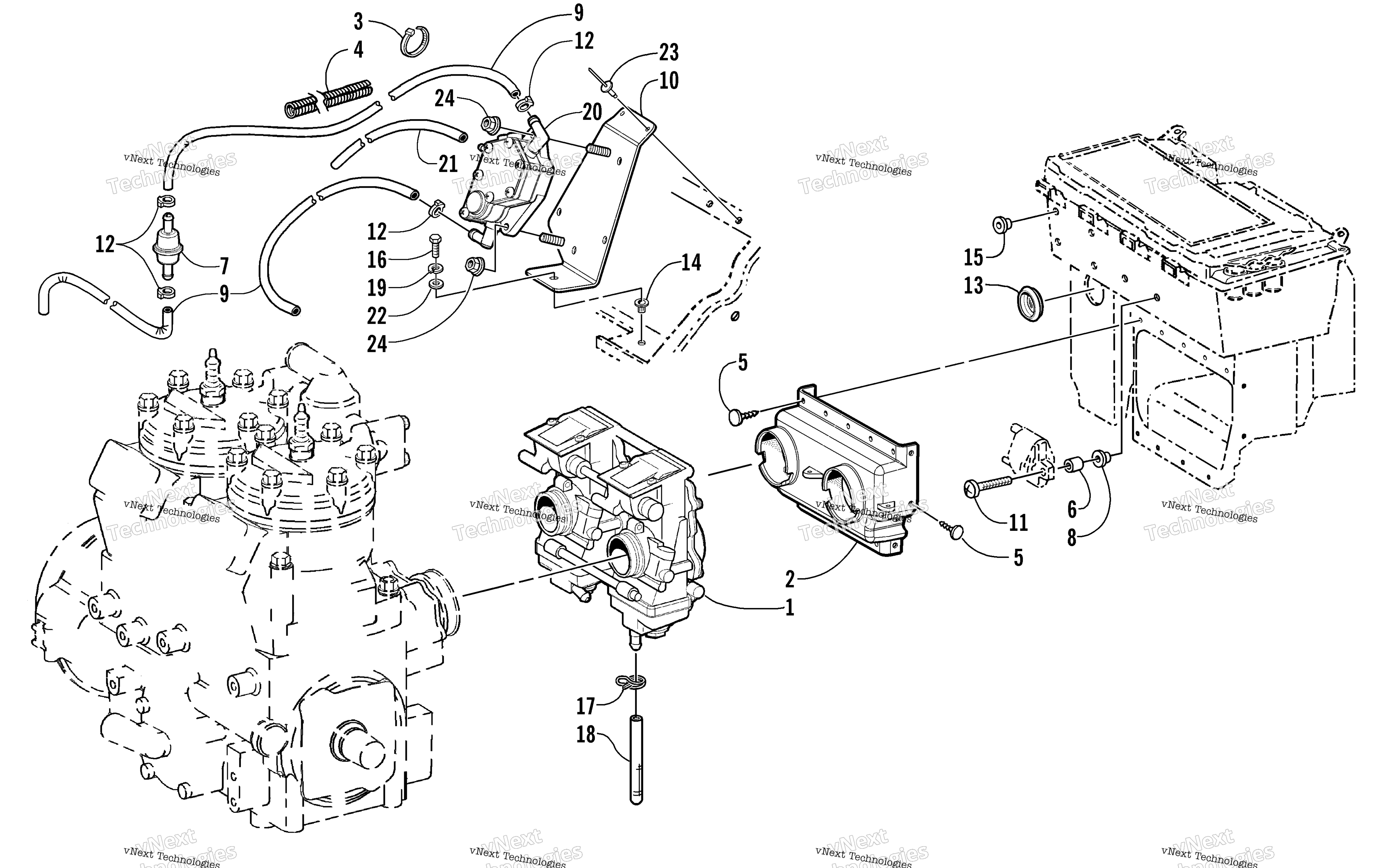 Карбюратор And Fuel Pump Assembly