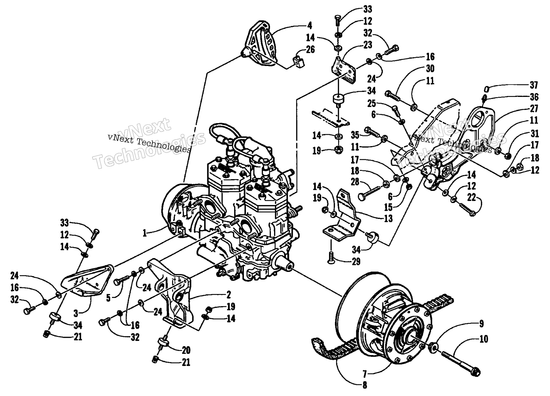 Двигатель And Related Parts