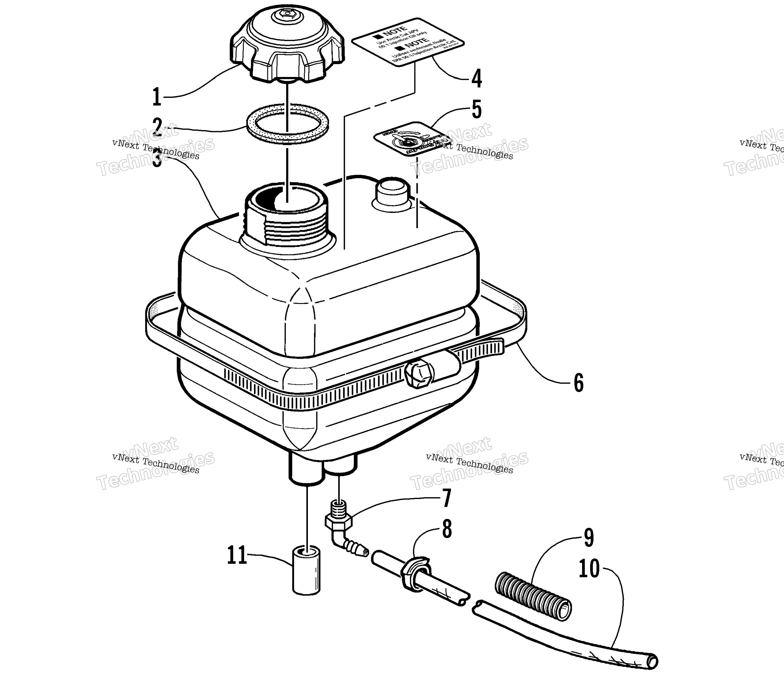 масляный Tank Assembly
