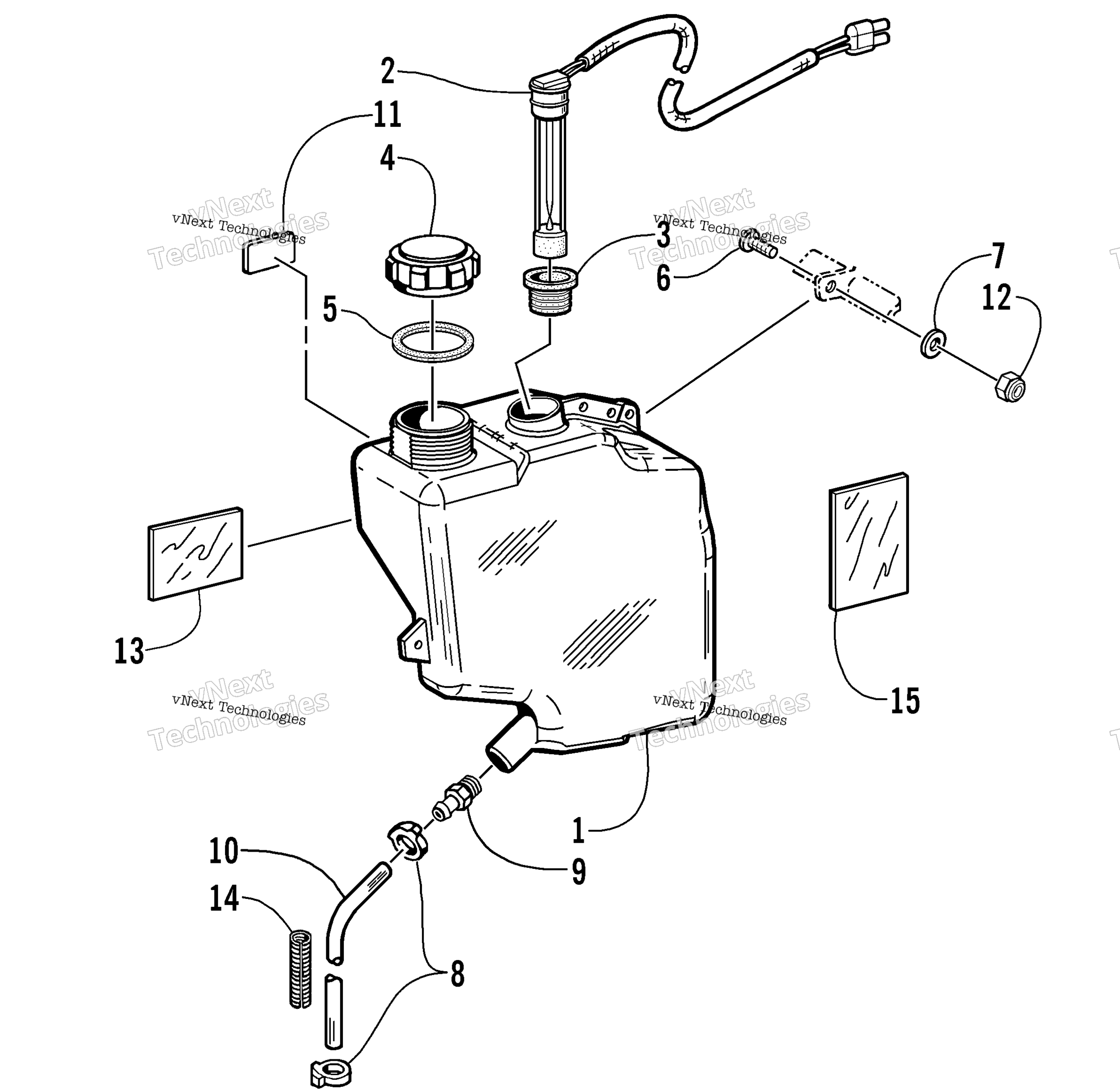 масляный Tank Assembly