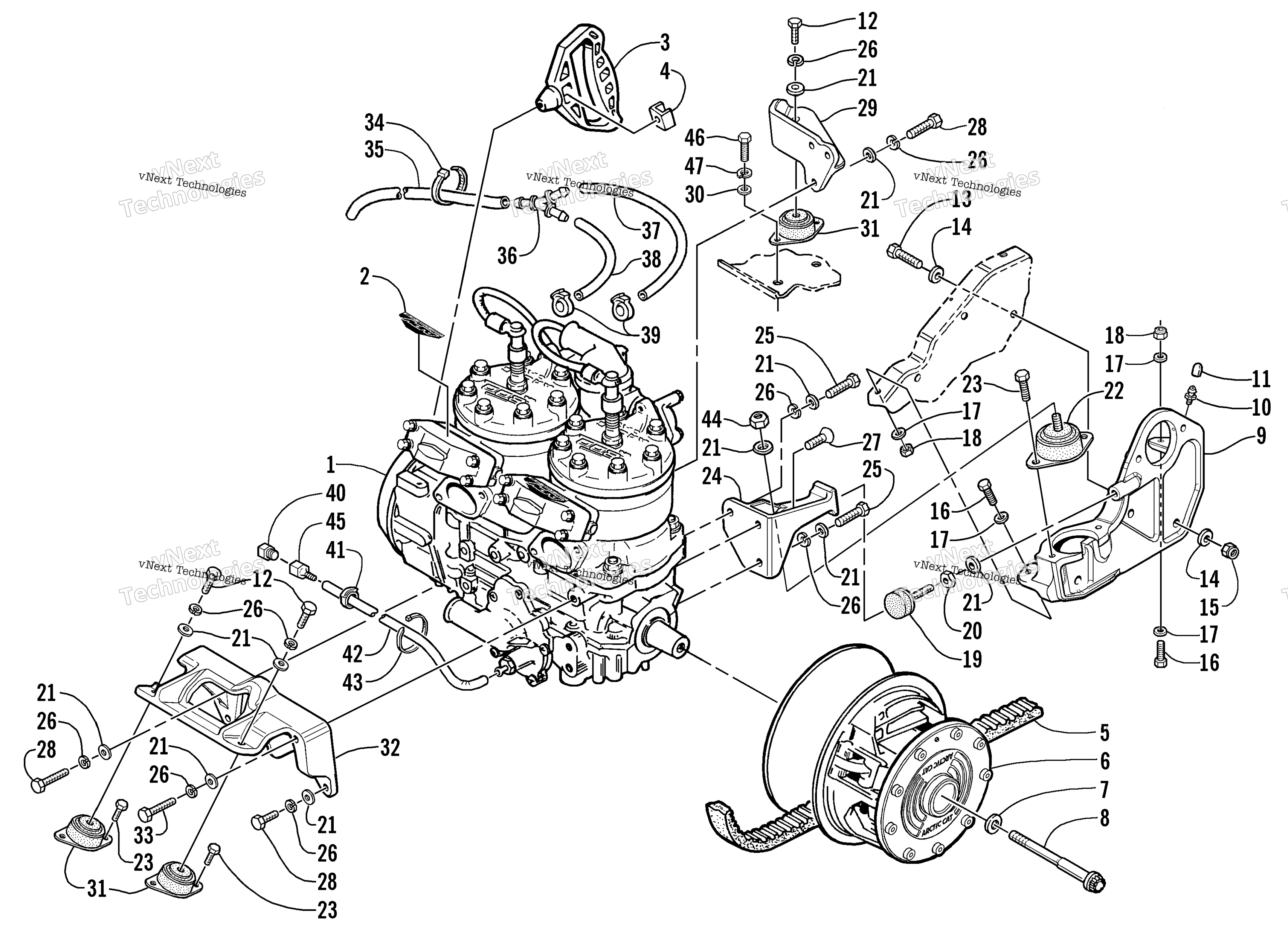 Двигатель And Related Parts