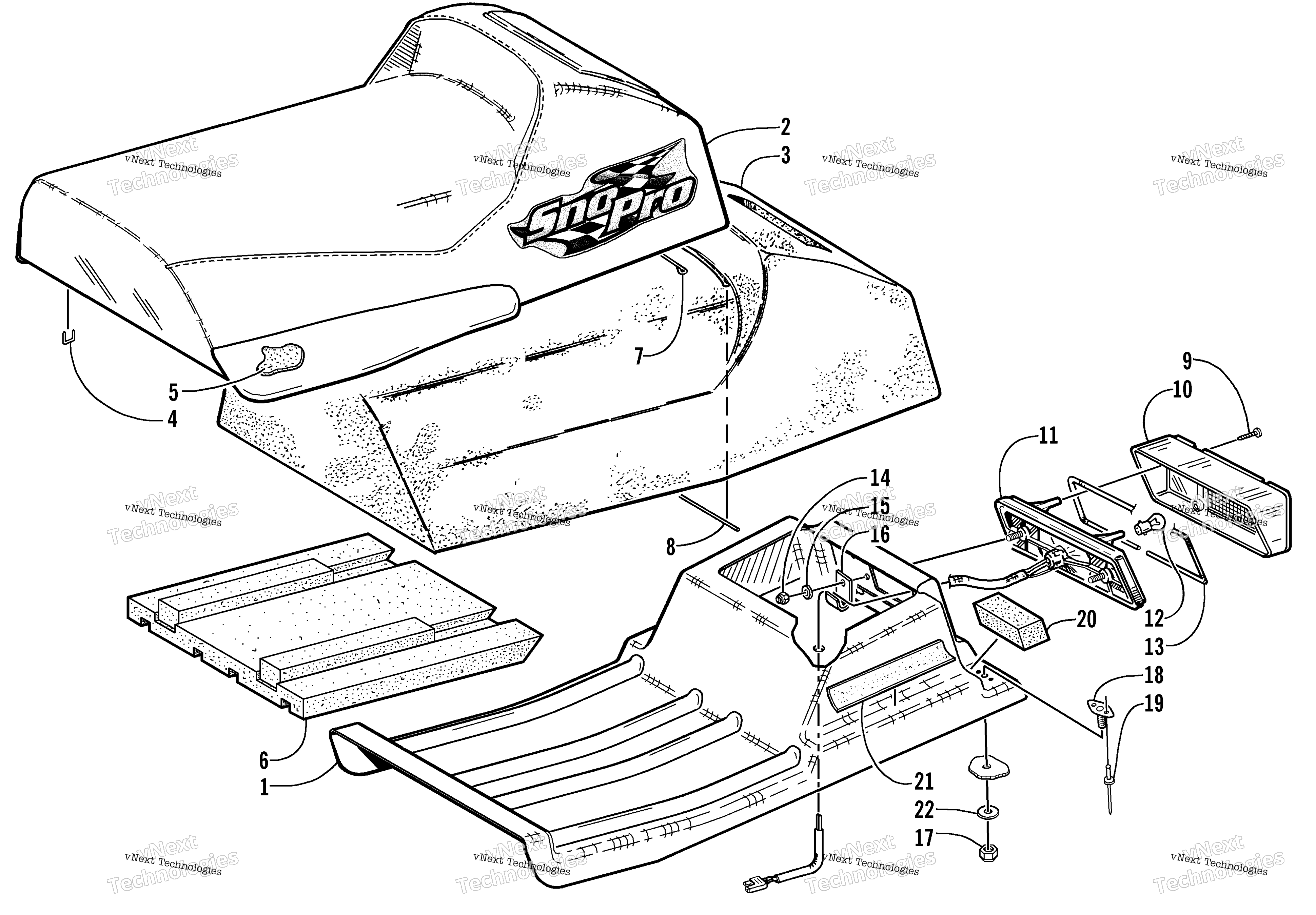 Сиденье And Taillight Assembly