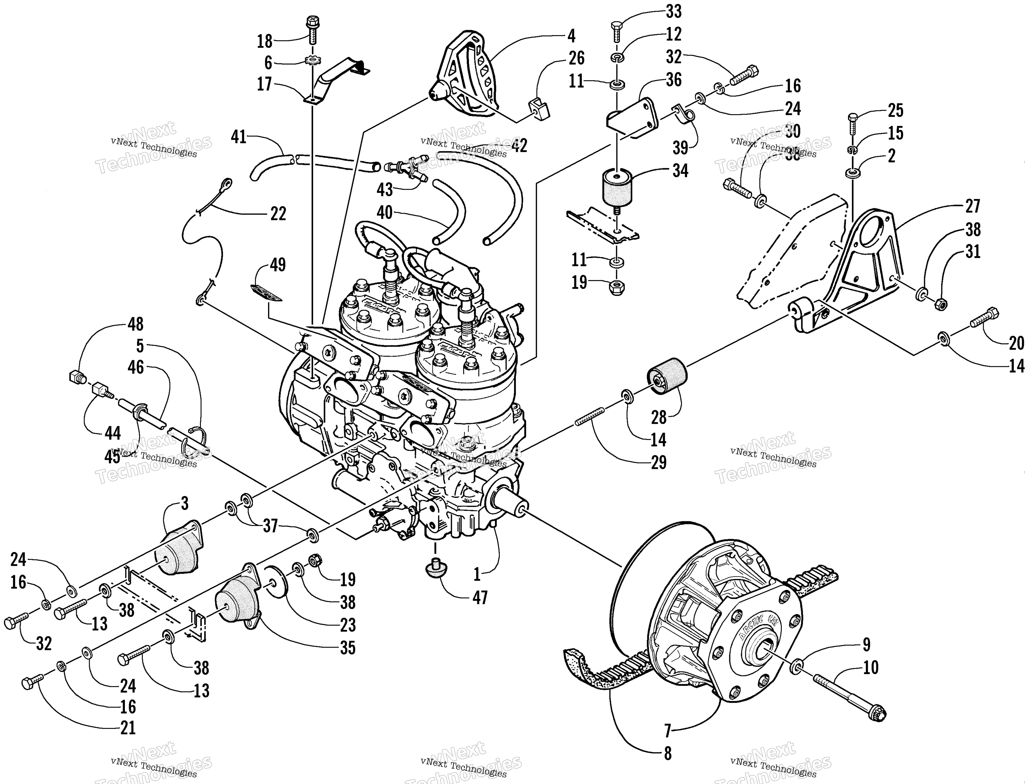 Двигатель And Related Parts