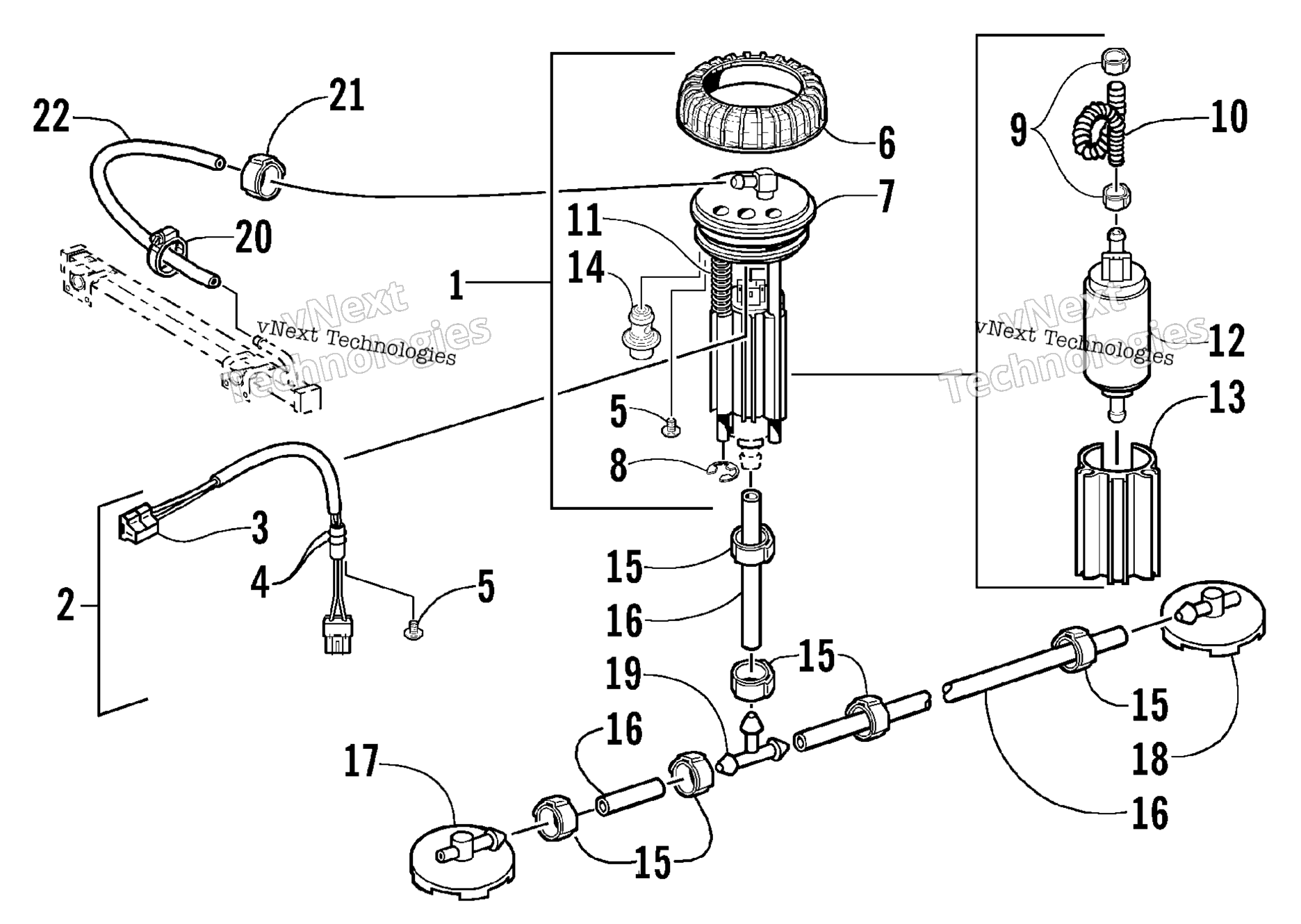 Топливная система Pump Assembly