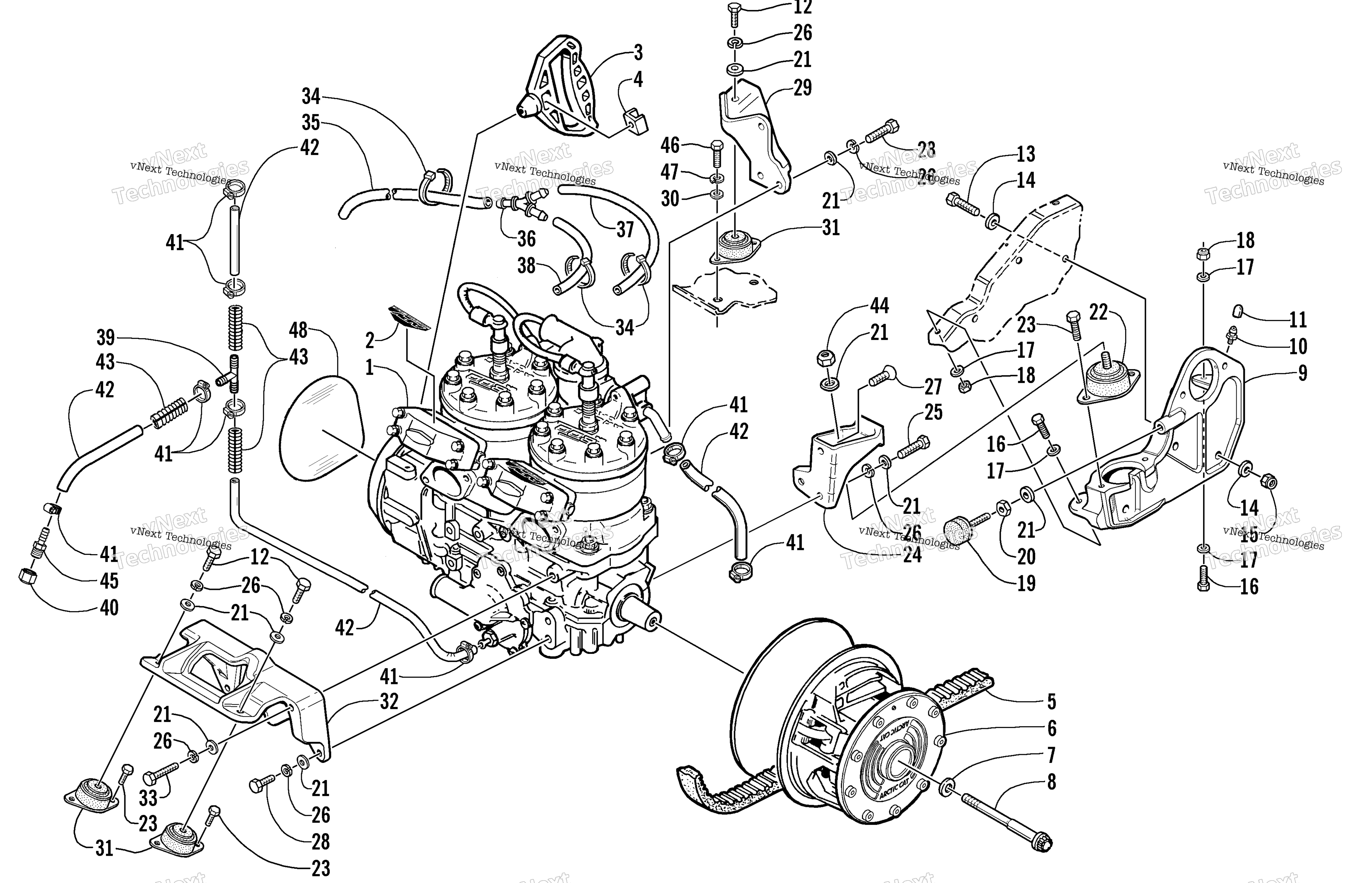 Двигатель And Related Parts