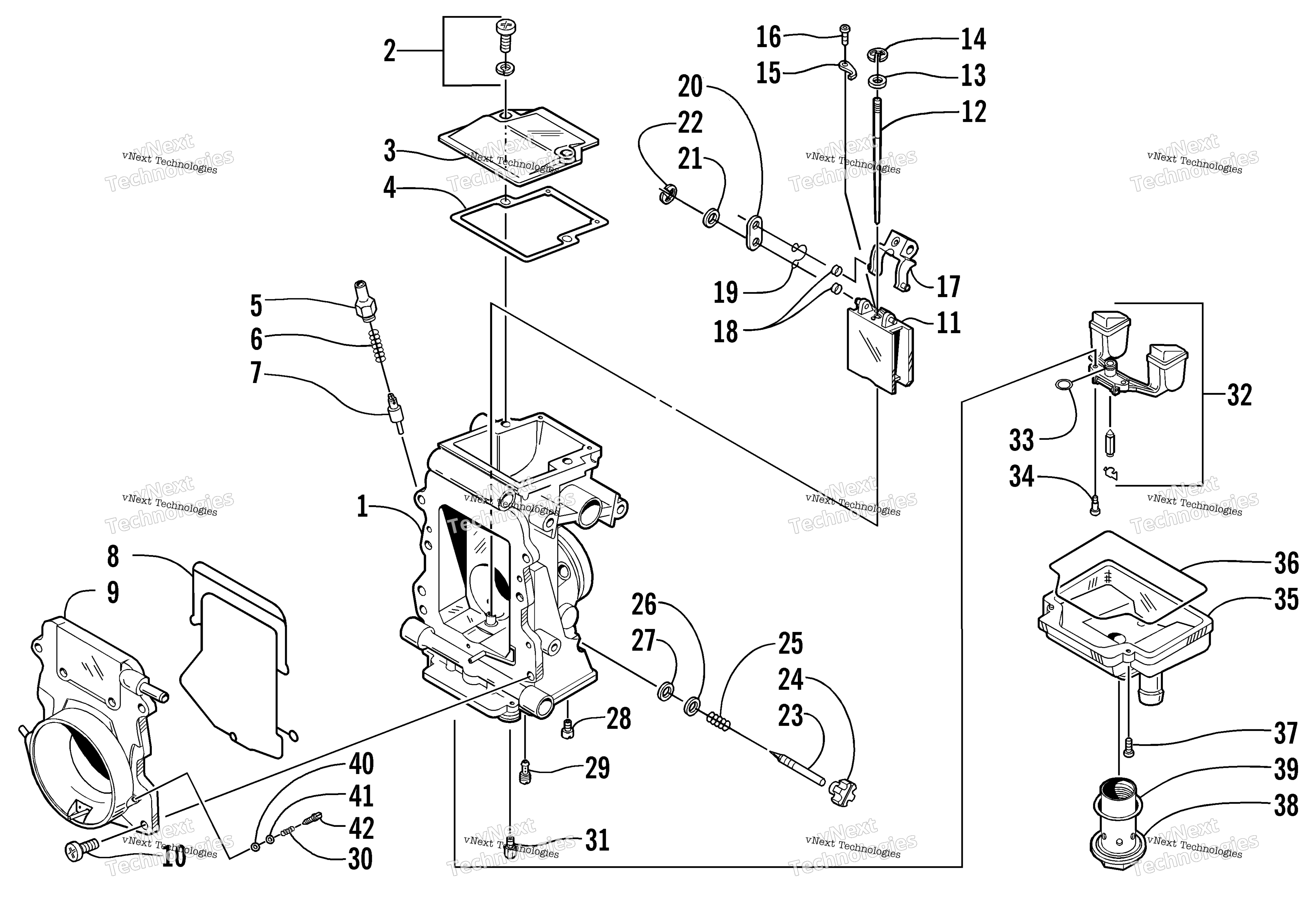 Карбюратор - Internal Parts