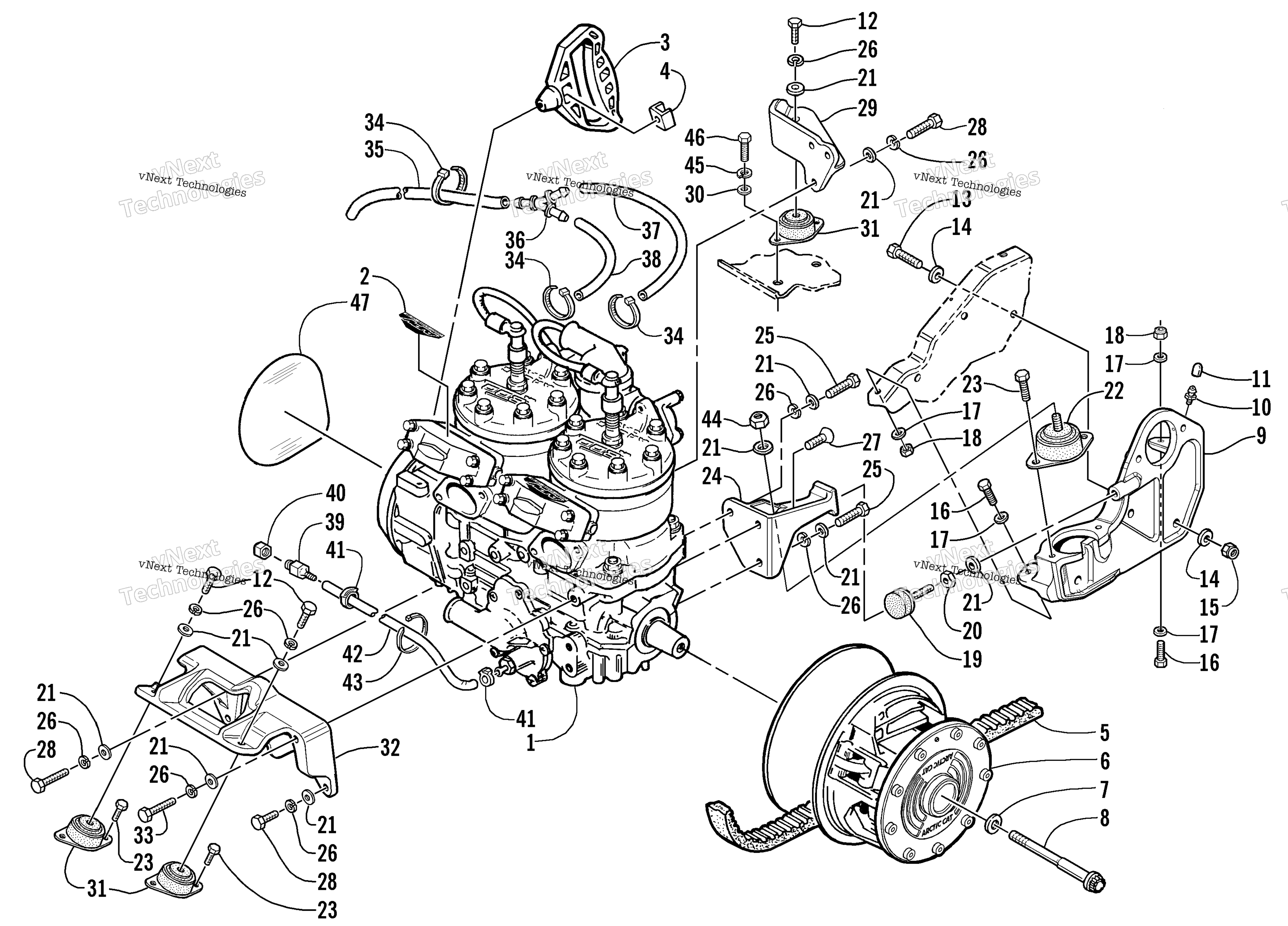 Двигатель And Related Parts