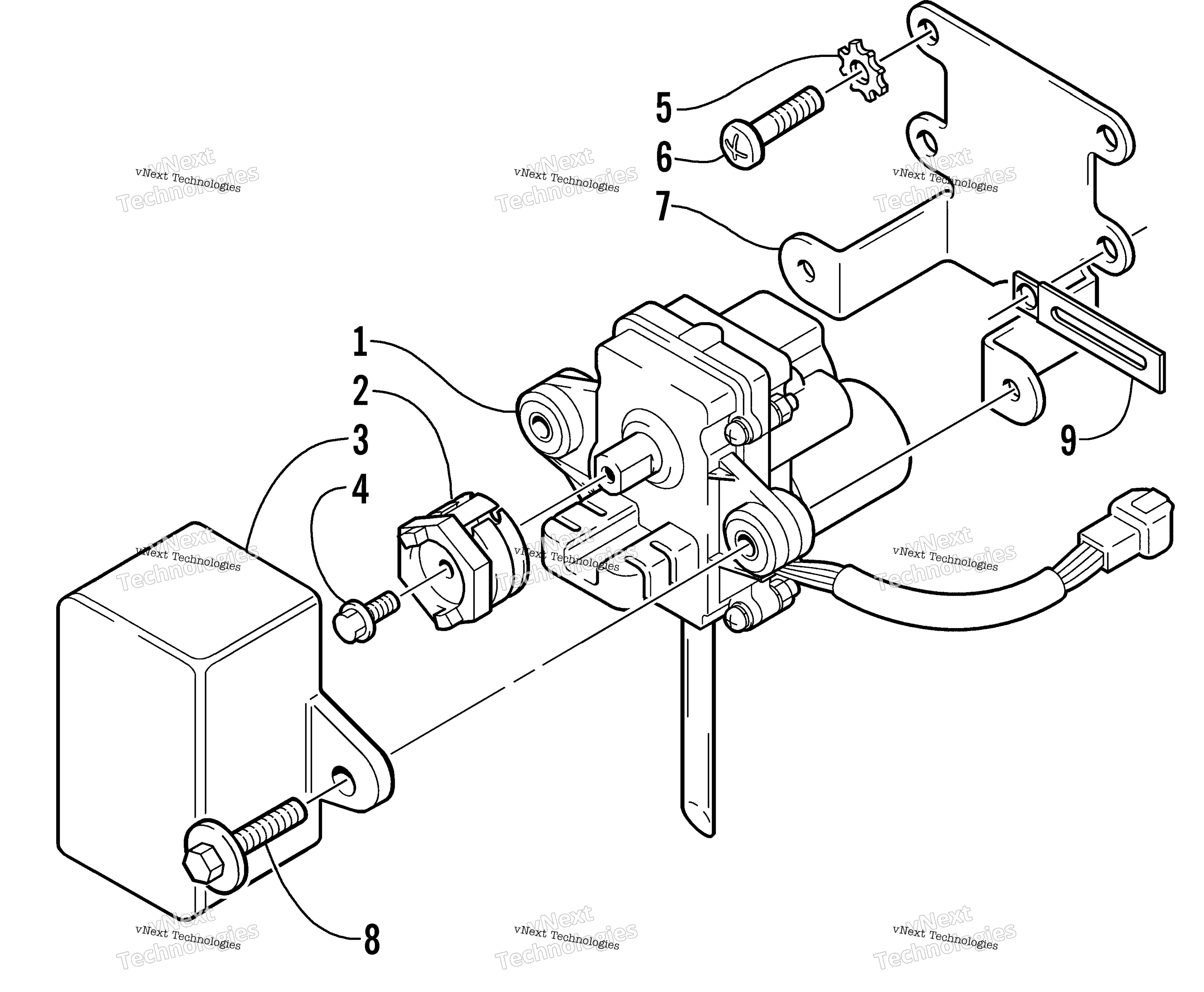 Servomotor узел