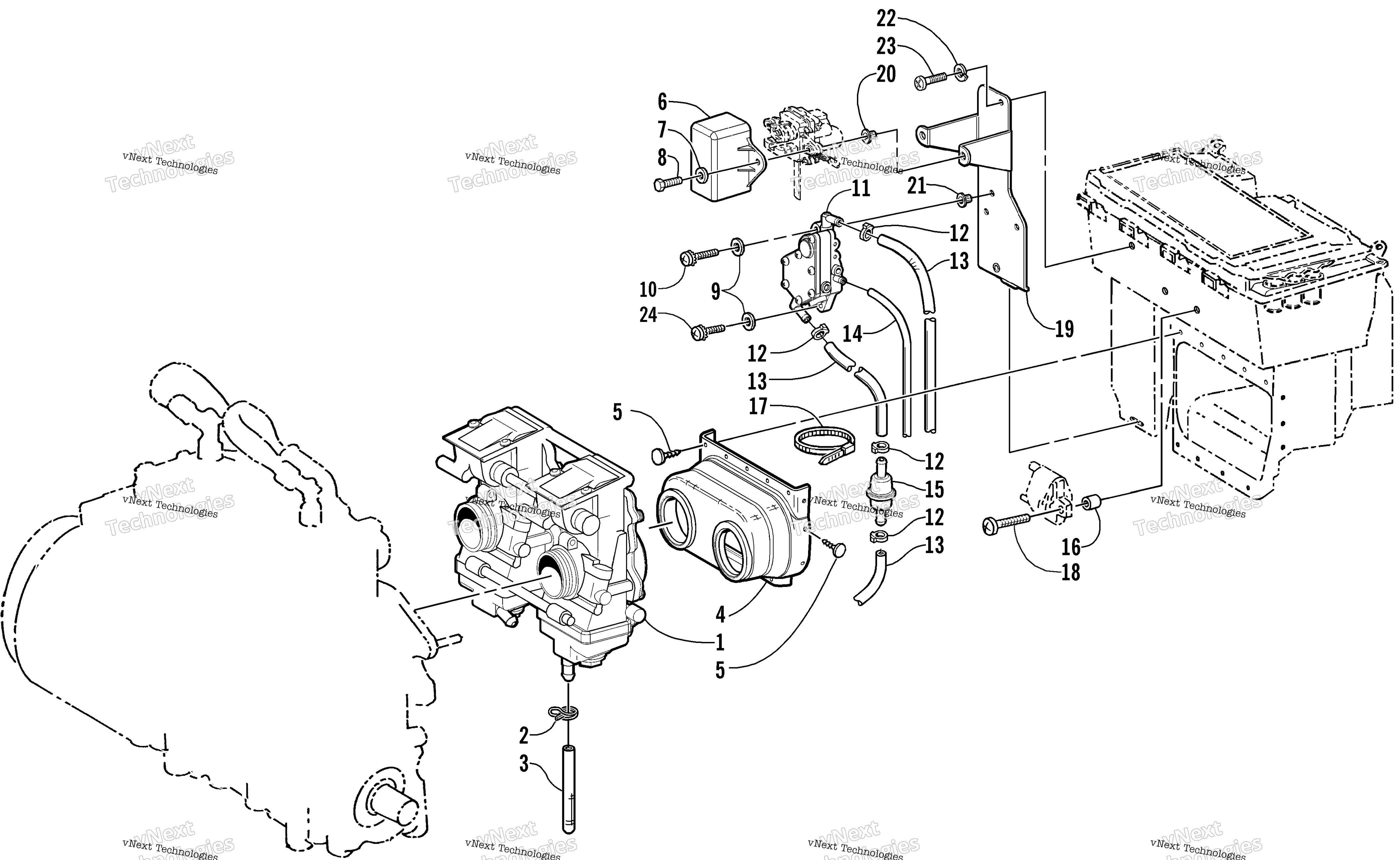 Карбюратор And Fuel Pump Assembly