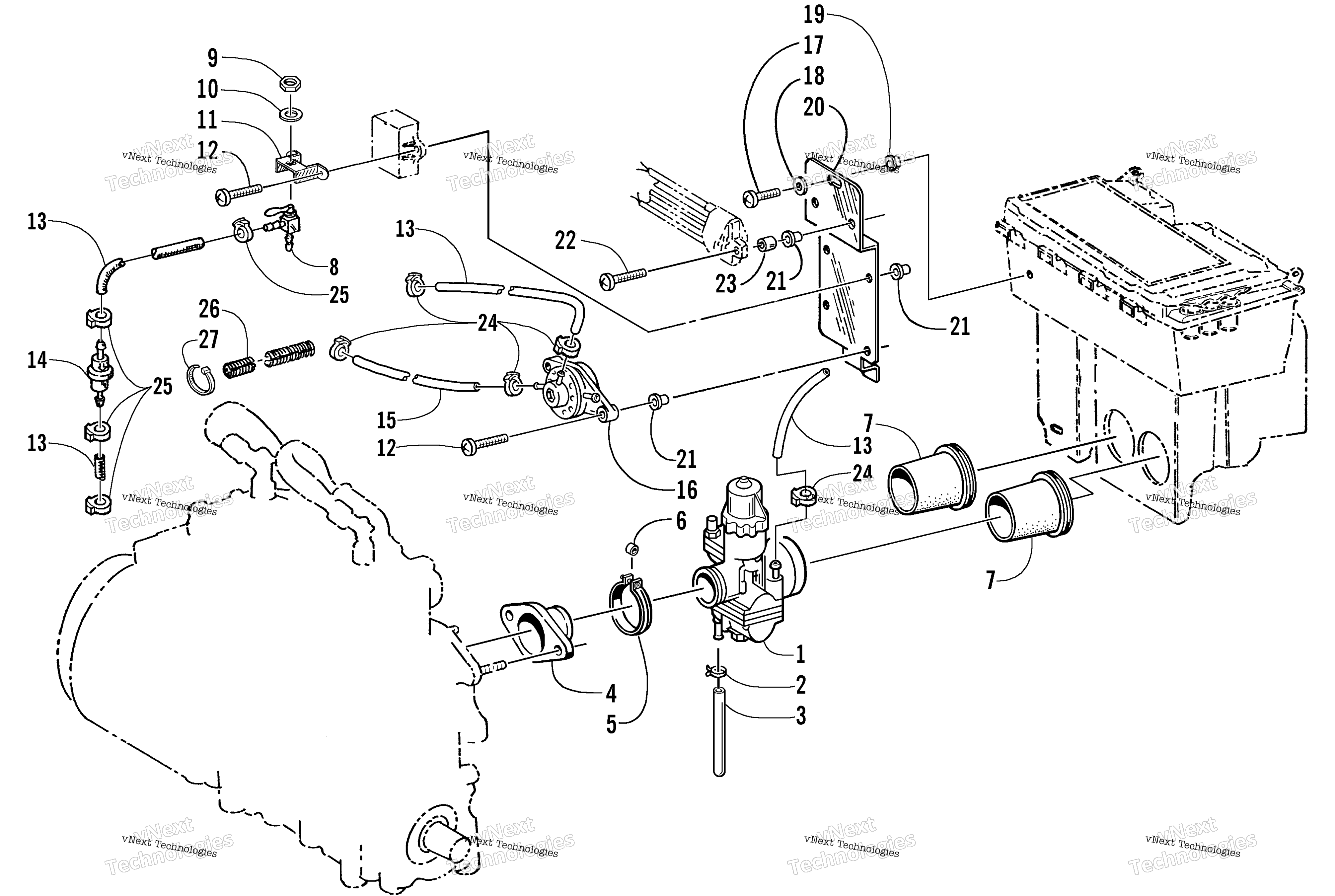 Карбюратор And Fuel Pump Assembly