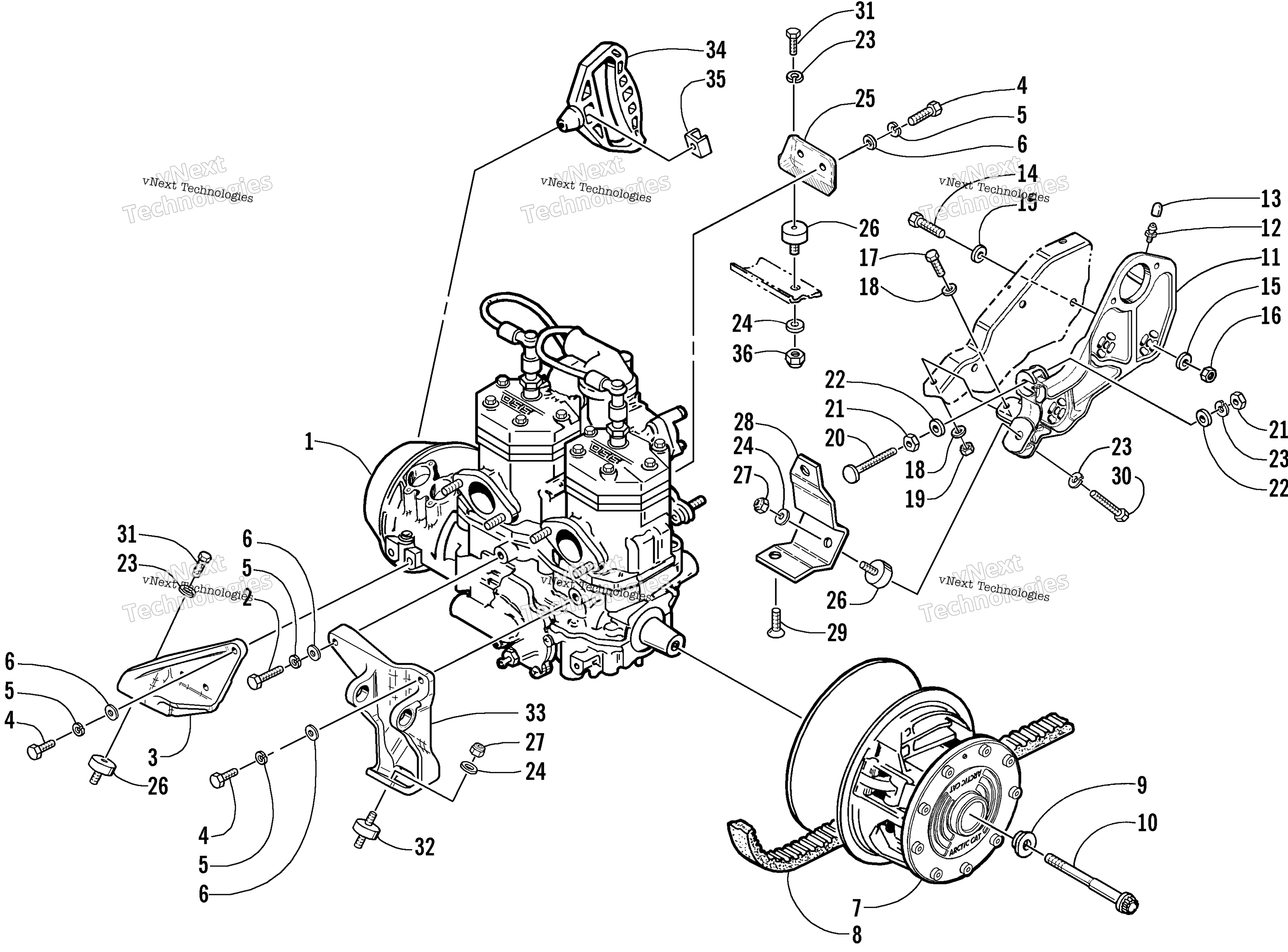 Двигатель And Related Parts